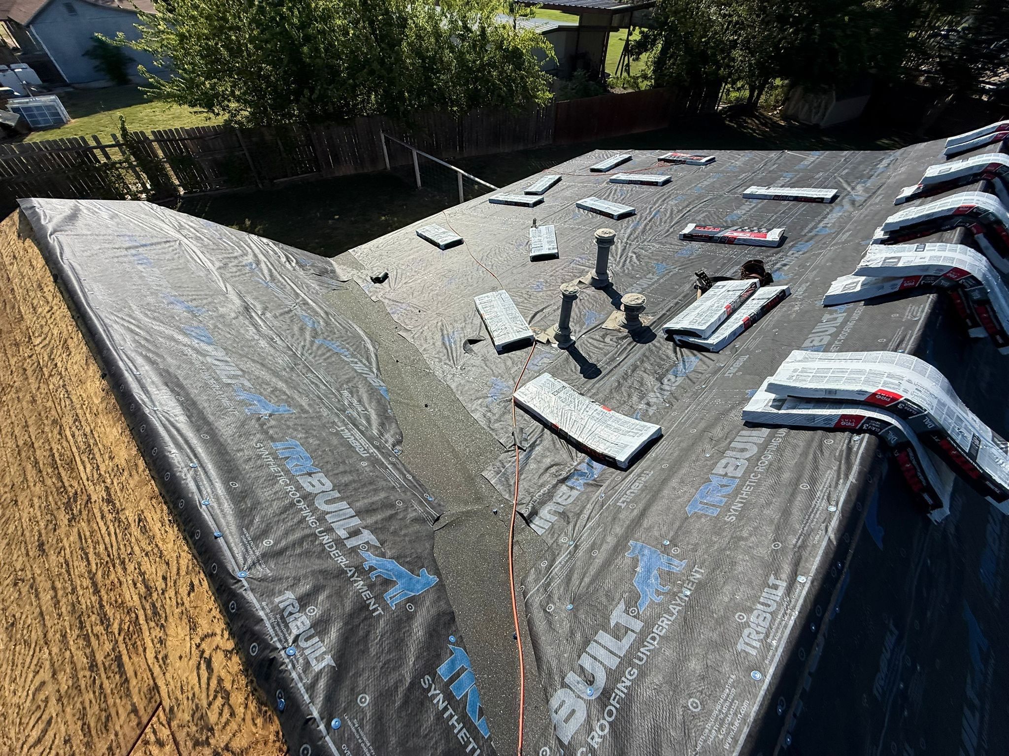 Project in Granbury by Lonestar Roofing and Restoration LLC.