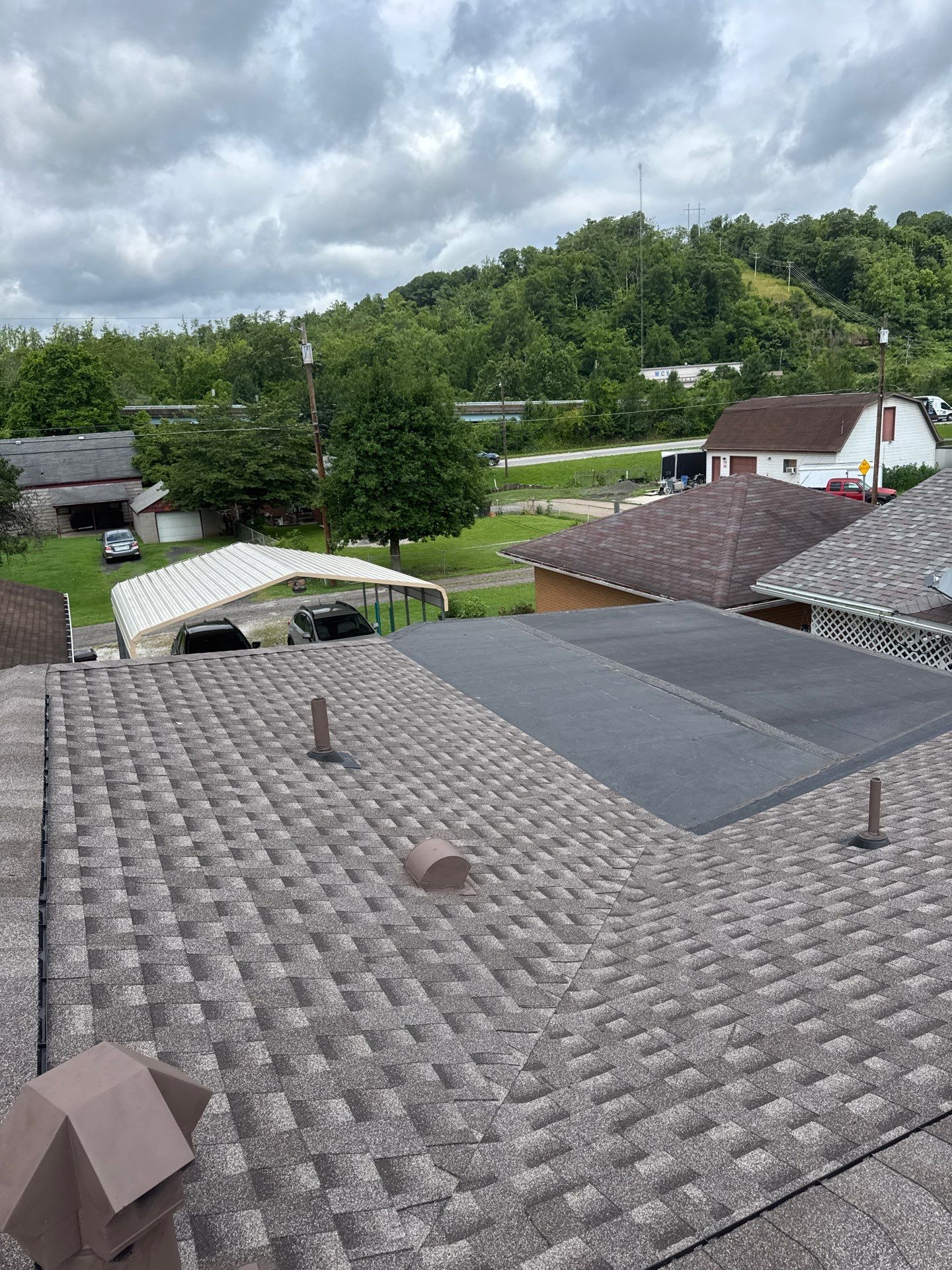 Residential Roofing Installation using GAF Timberline HDZ Mission Brown by Rainstoppers Roofing