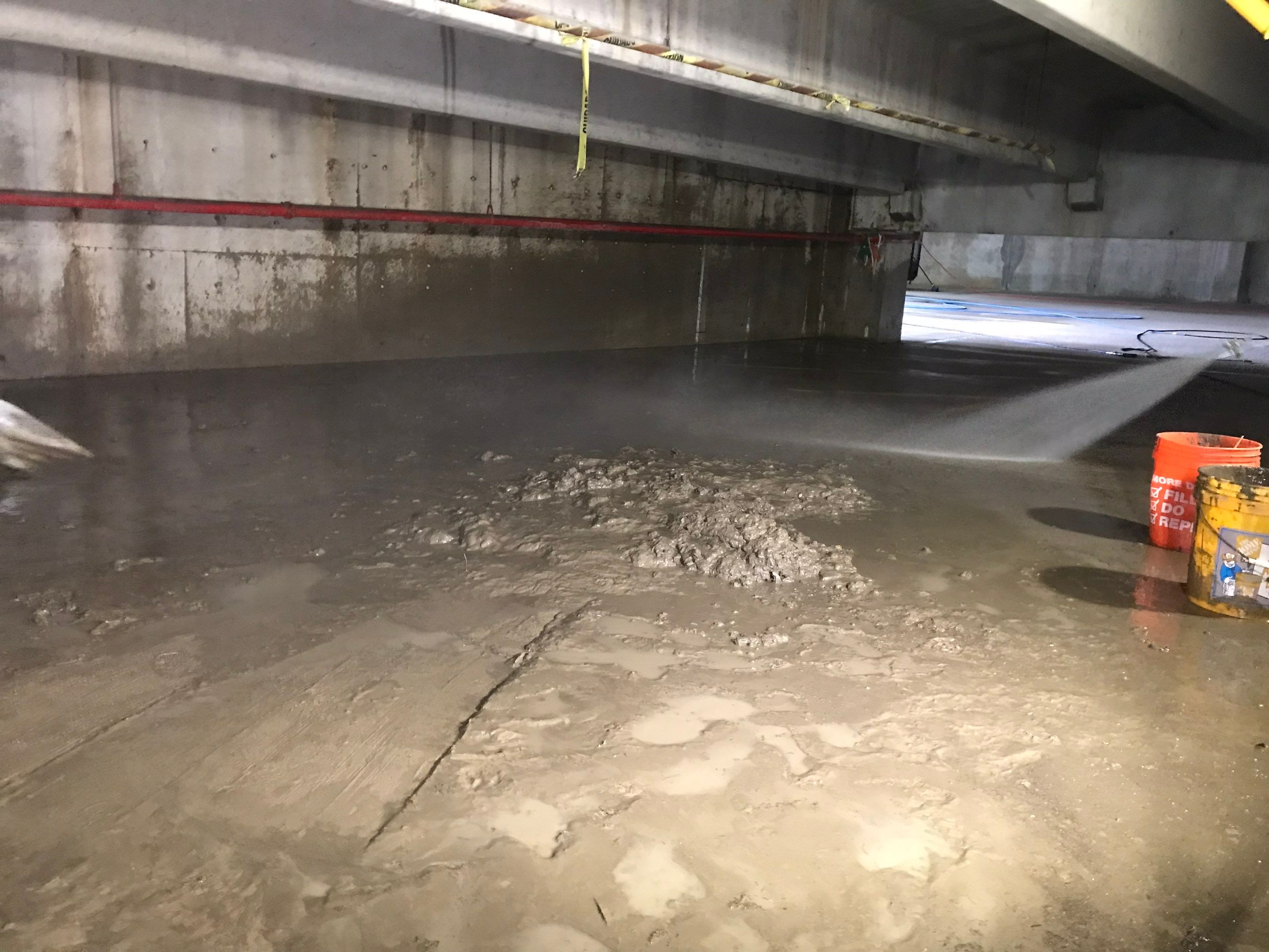 Downers Grove, Parking garage by Northern Power Washing LLC.