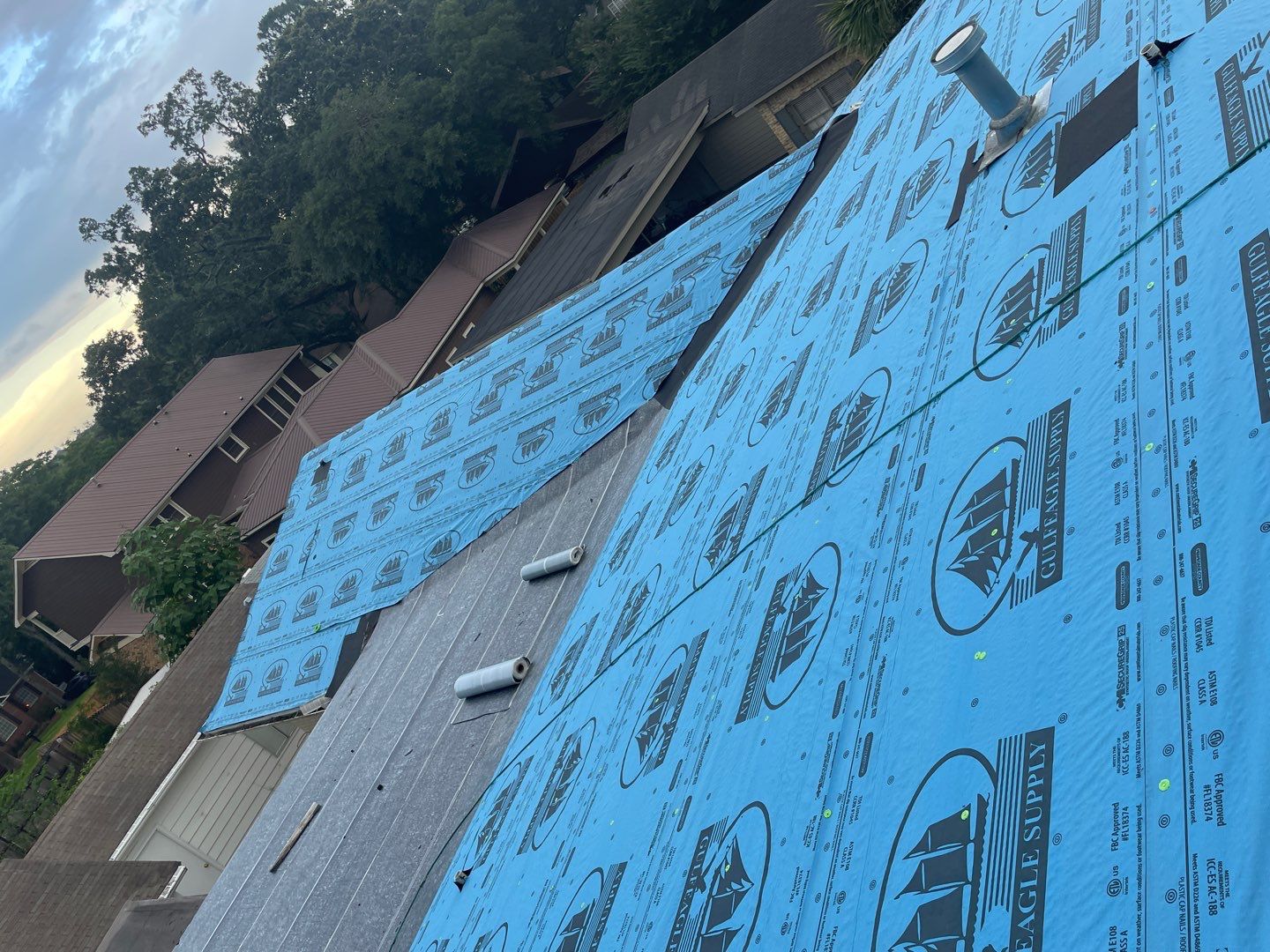 Residential Roofing Installation using Roof Replacement by American Roofing & Construction LLC