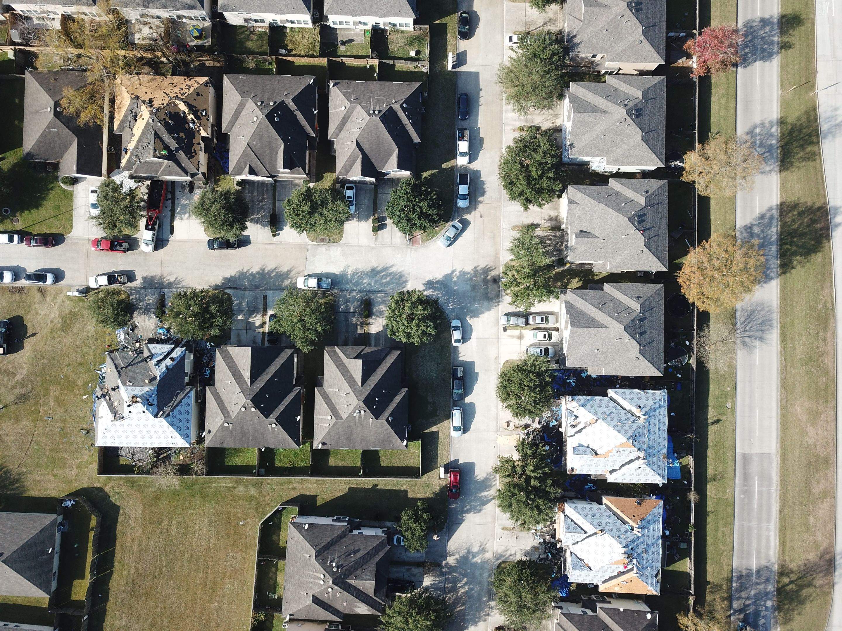 Townhome Community by STX Roofing