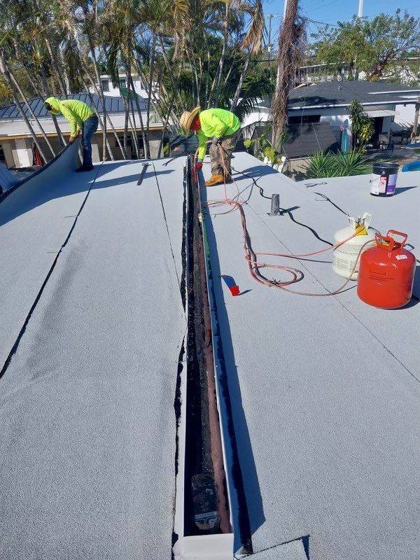 Residential Re-Roof using Polyglass Self-Adhered Flat Deck by First Due Roofing