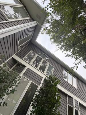 Turtle Shell gutter protection installation in Naperville, IL 60565, photograph 24