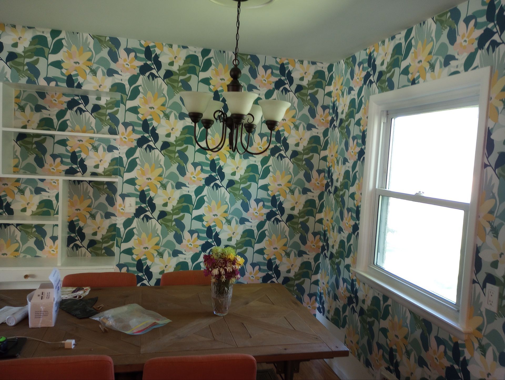 Repaint rooms, and Wallpaper install. by Gordon Painting