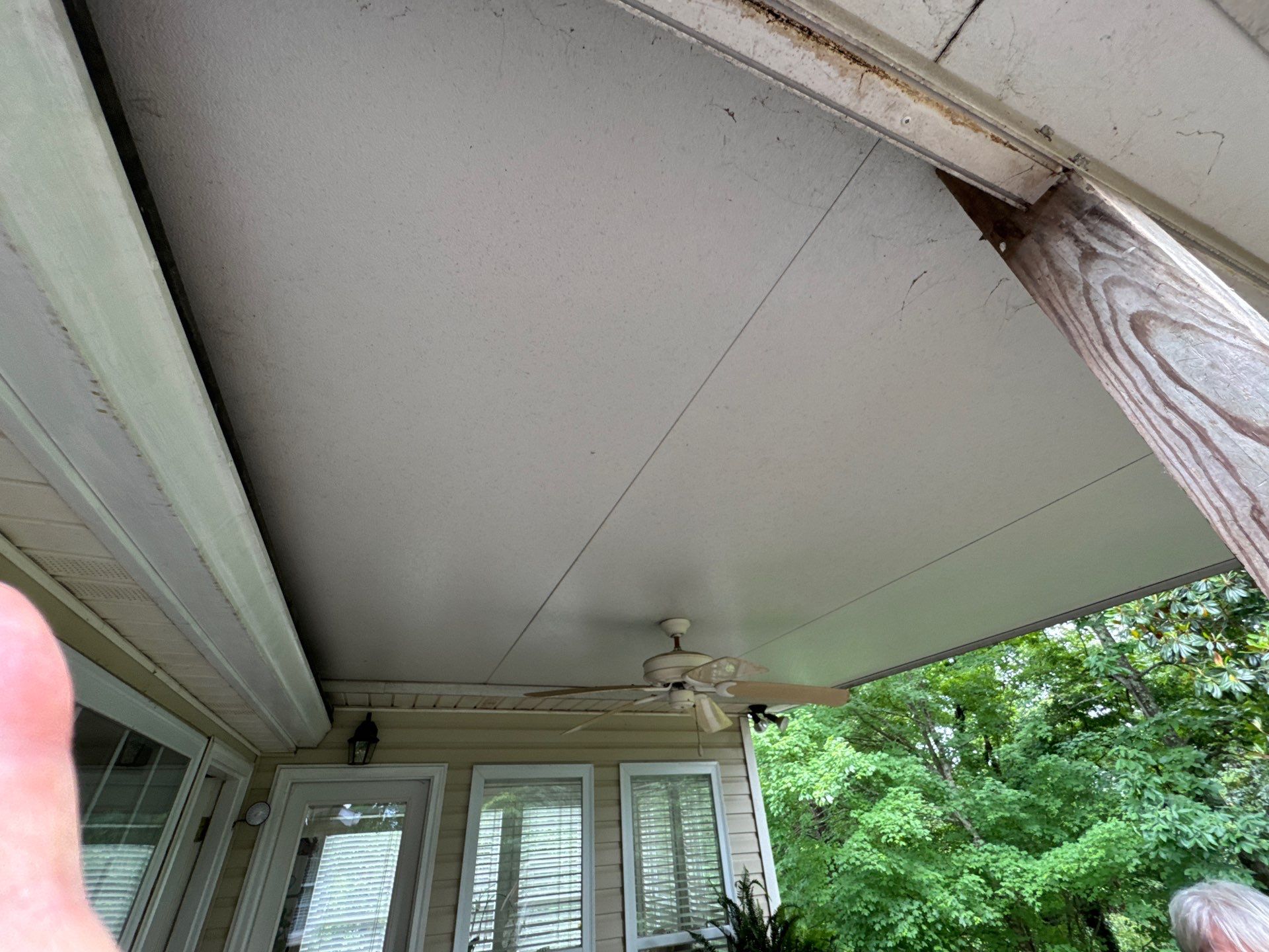 Deck Roof System Replacement in Vestavia Hills (Charcoal) by The Roofing Dudes
