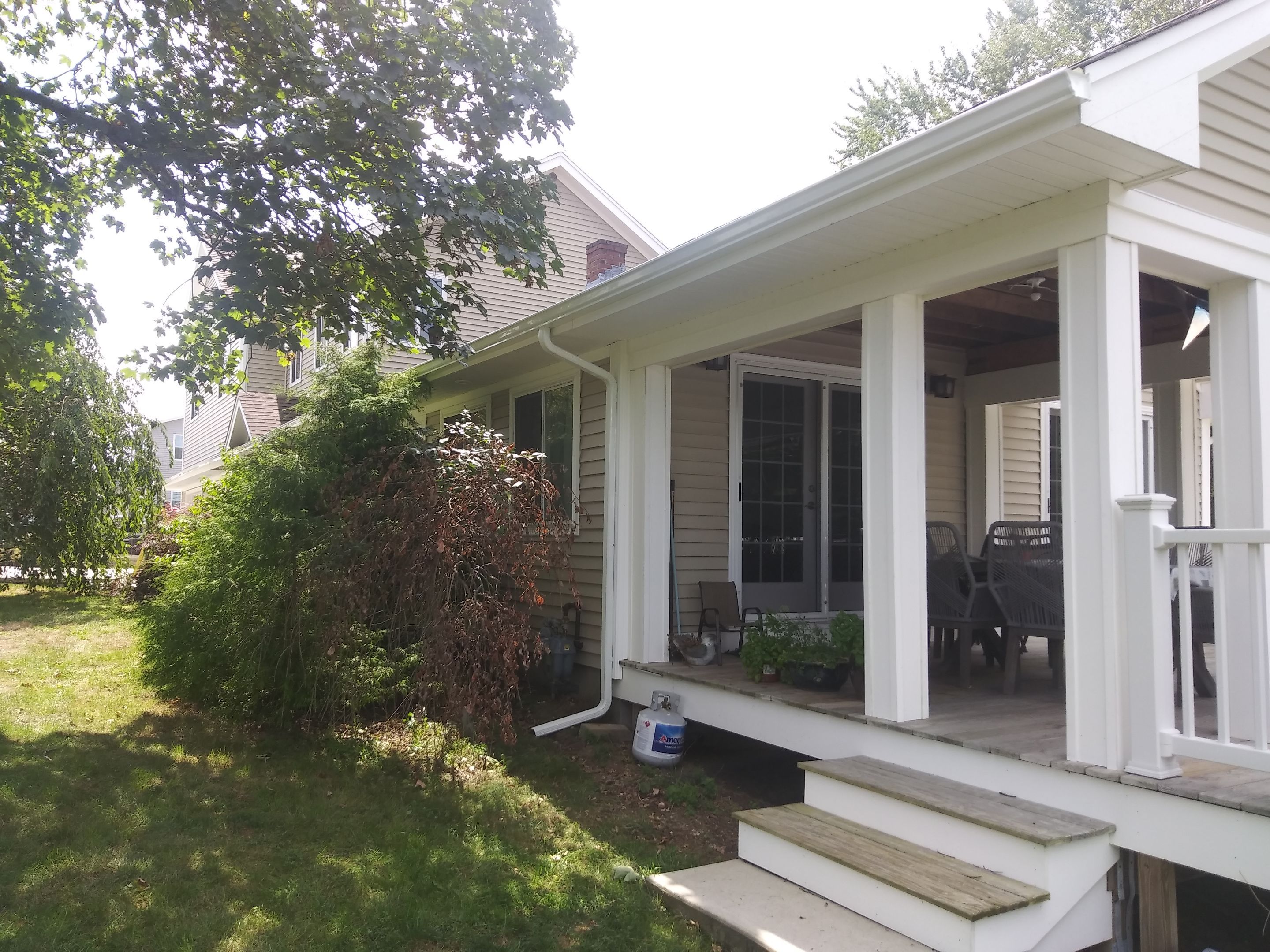 Swansea, MA Gutter Installation using 5" K-Style Aluminum Gutter by Gutter Pro Enterprises