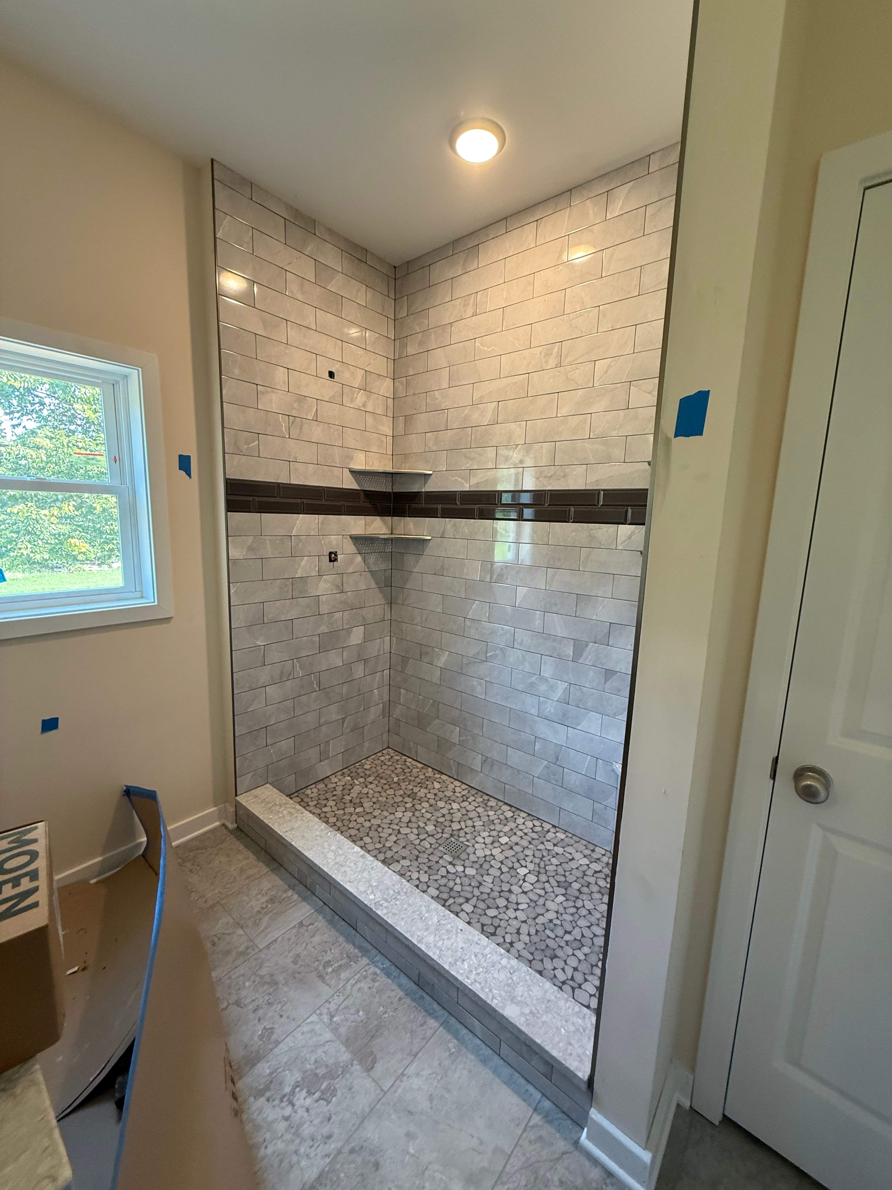 JTM Coon Dog Trail Shower by Integrity Tile and Home LLC
