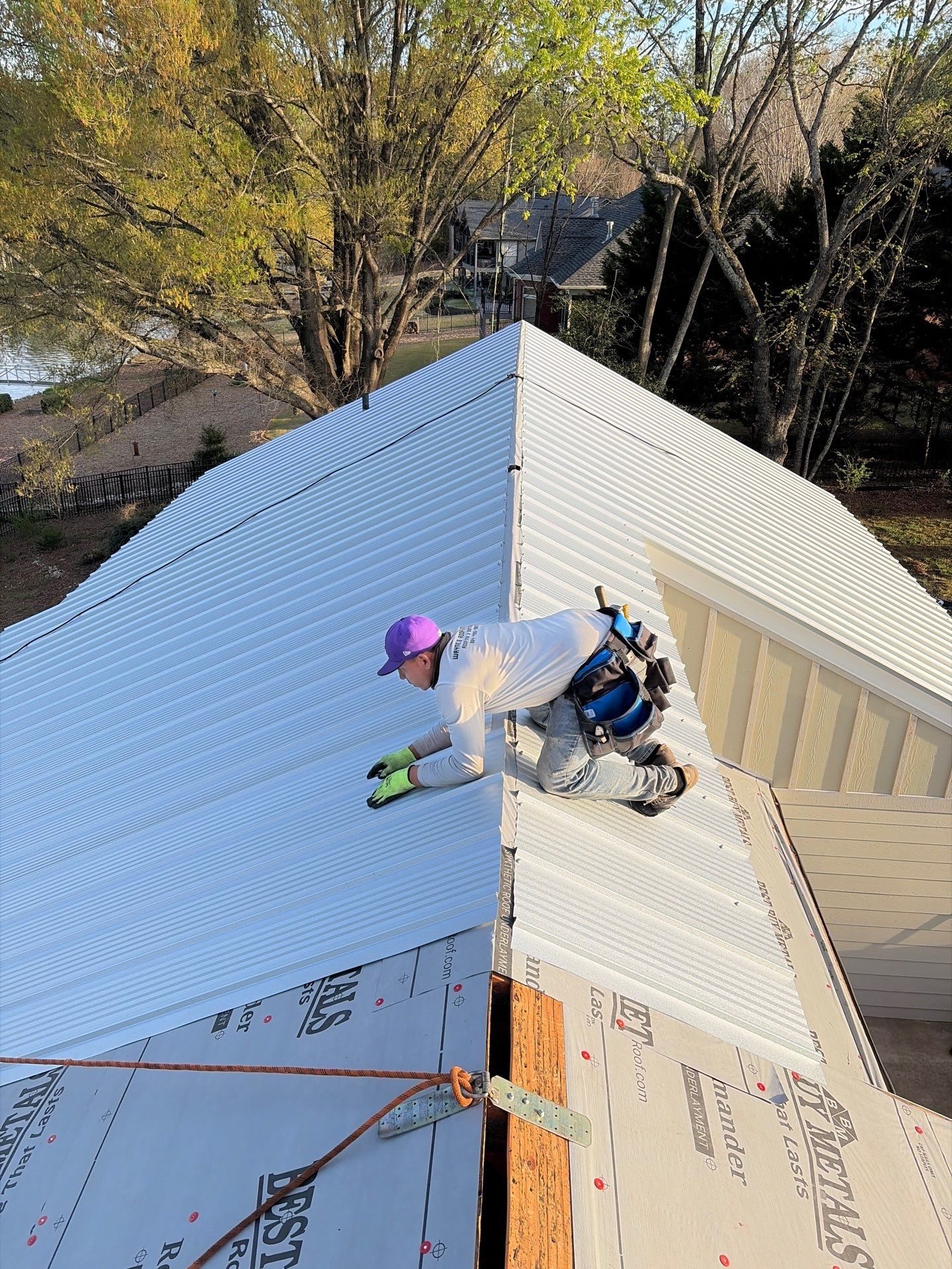 Metal Roof Replacement in Seneca, SC | Lake Keowee | 26-Gauge Galvalume Apex Panel by Roofers LLC
