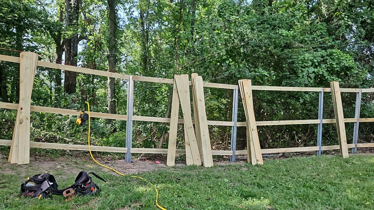Berry Road - Fence Installation  by Pillar and Pine