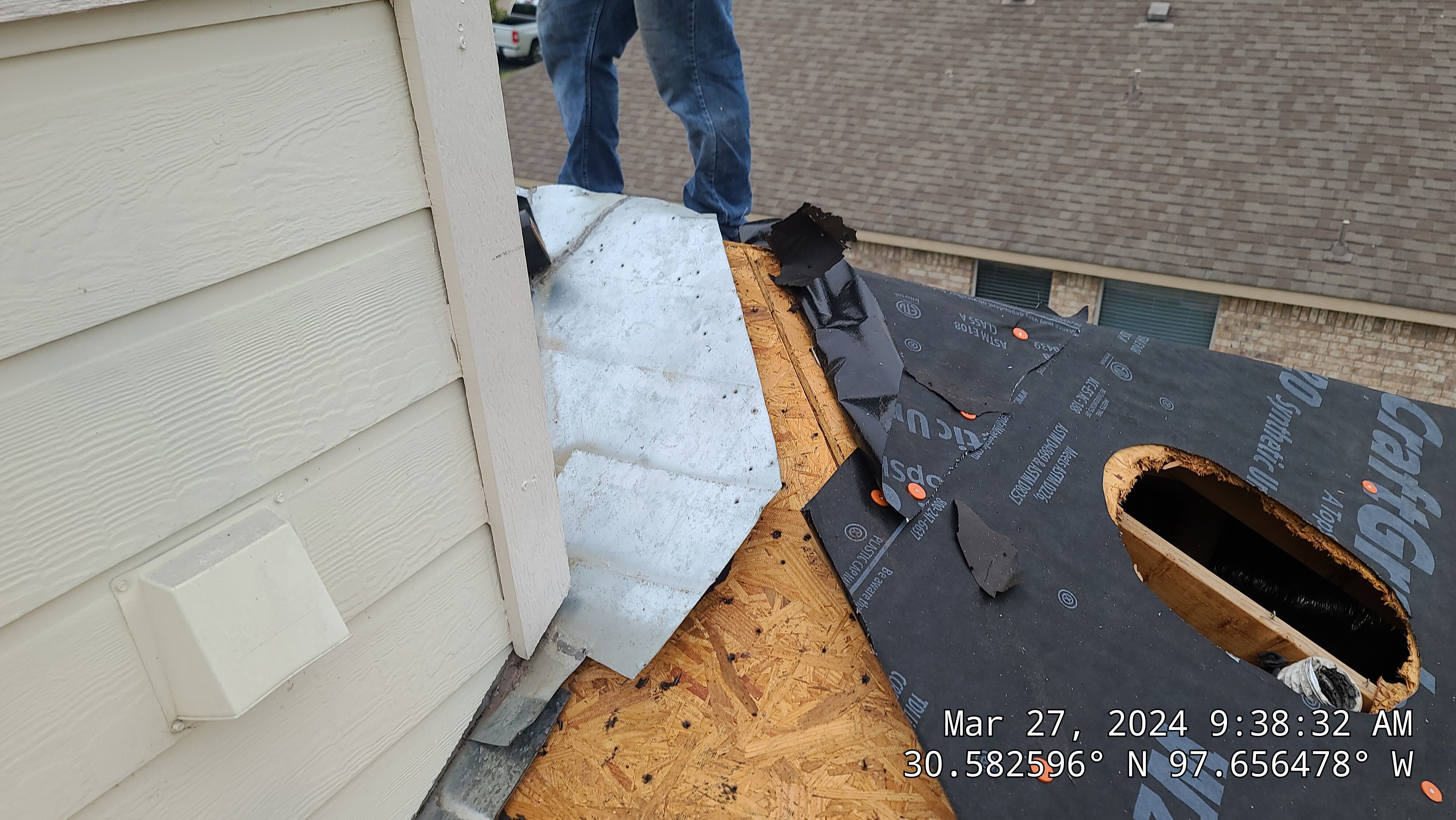 Complete Roofing Replacement and Hail Damage Restoration in Round Rock by Caliber Restoration LLC