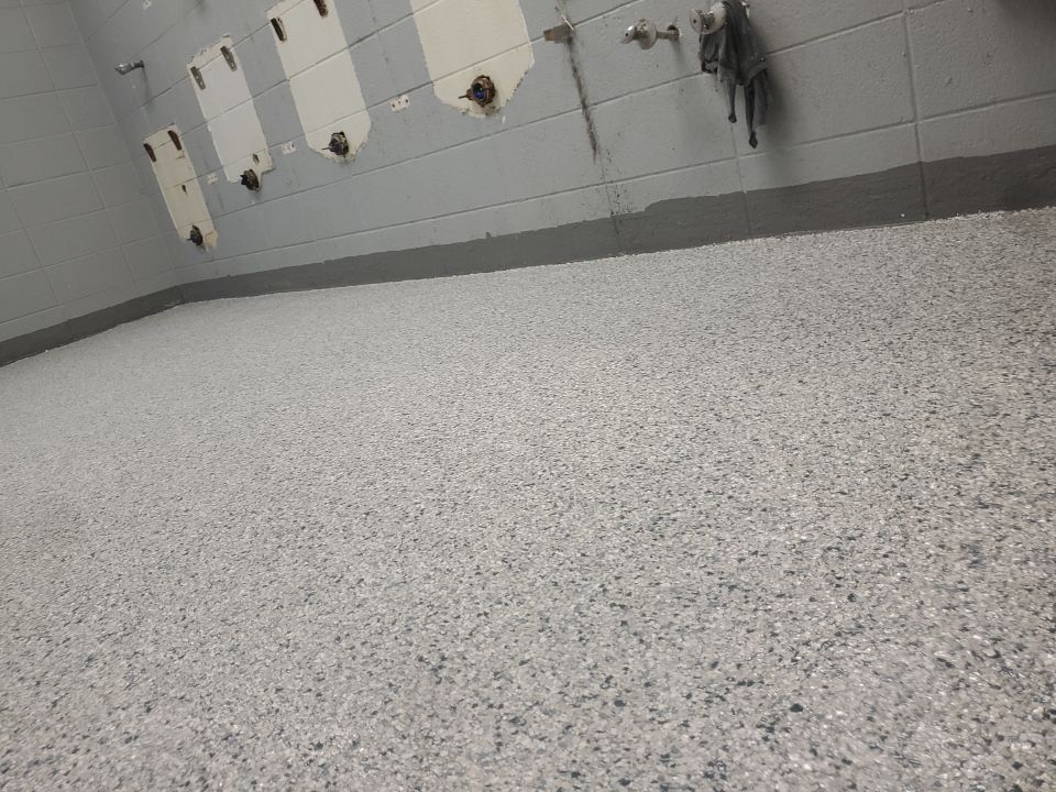 Concrete Coating at Spiece Fieldhouse by Knot Just Decks