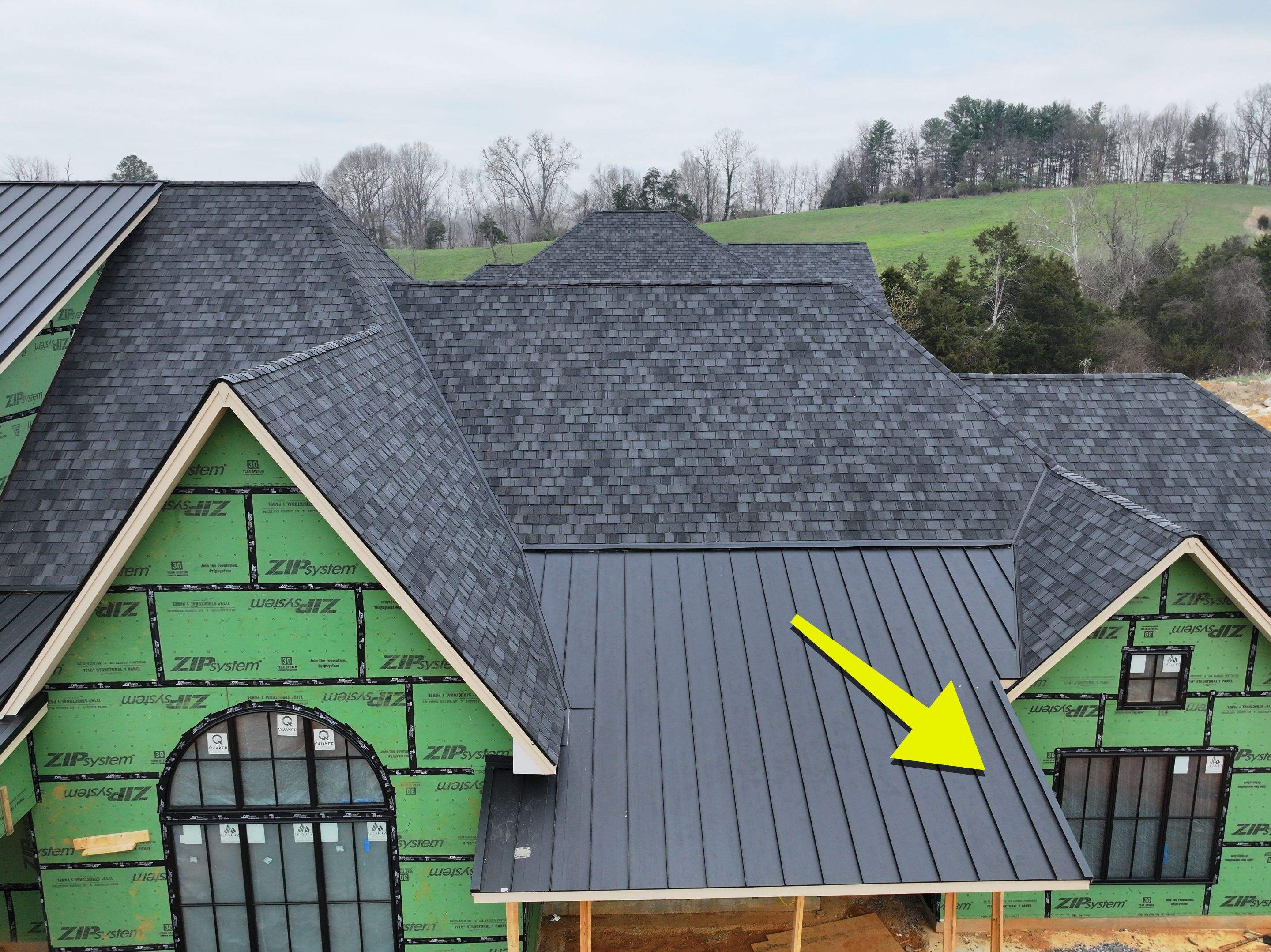 Lake Road New Construction - Belmont by Omnia Roofing