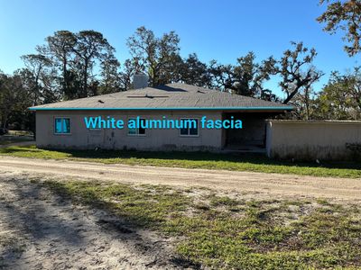 White Aluminum Soffit and Fascia Project in Bradenton FL