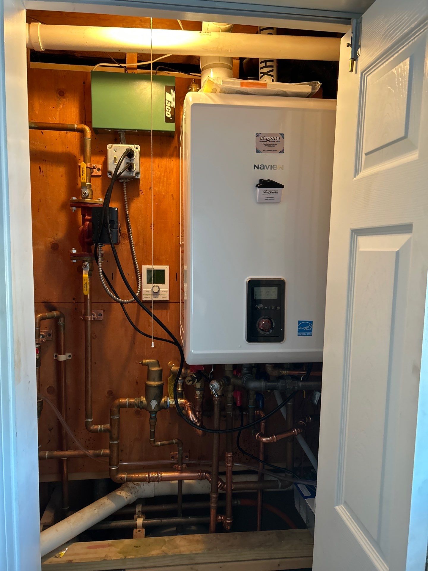 Navien Combi Boiler Replacement — Revere, MA by FAGONE MECHANICAL
