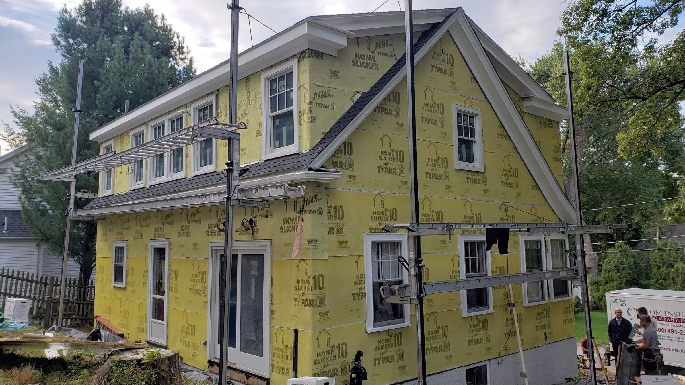Siding Installation using Red Cedar by UBrothers Construction