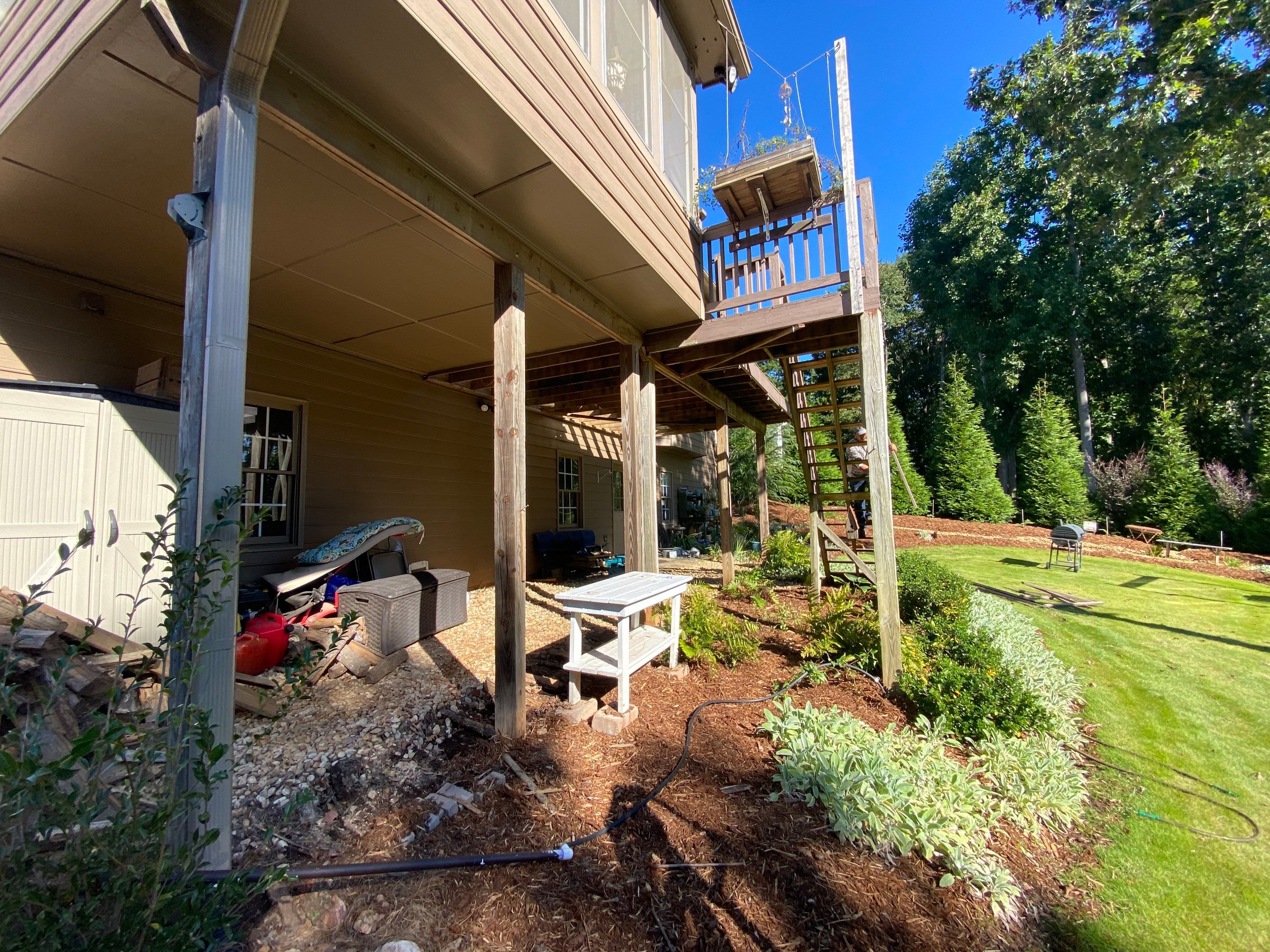 Multi-Level Deck Replacement and Bay Window Installation in Suwanee by Swift Home Renovations