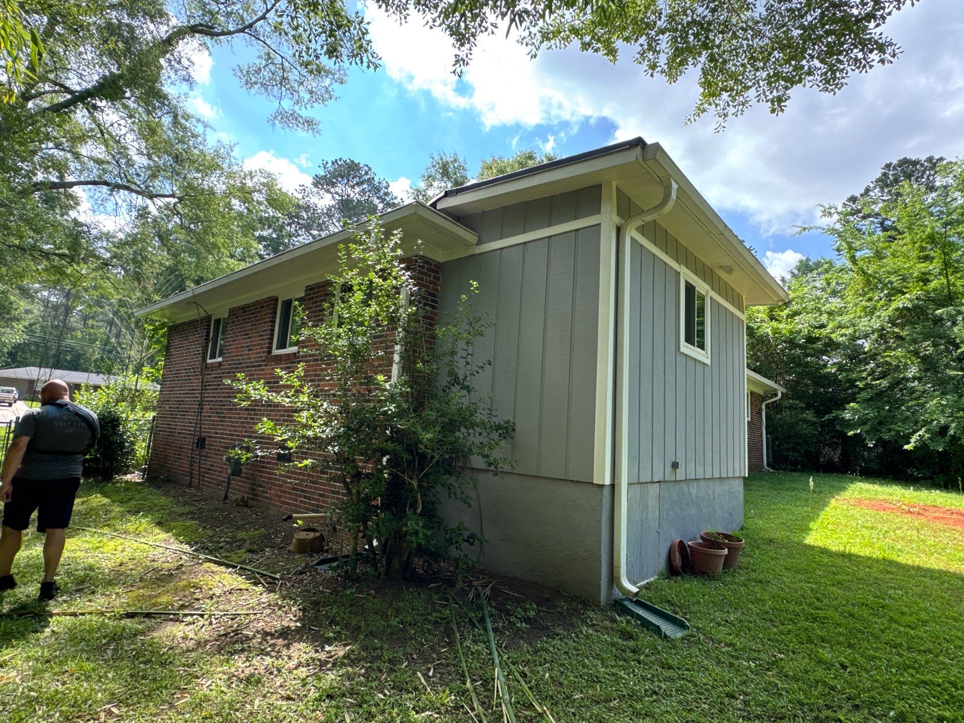 Full Exterior Painting and Brick Transformation in Oxford by PGP Surface Solutions, LLC