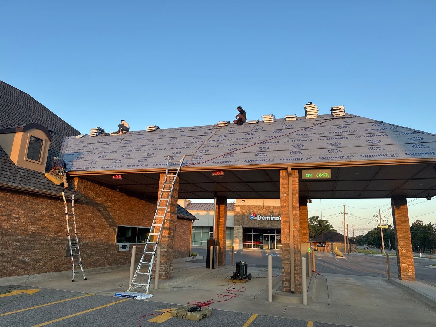 Bank Reroof by Castillo Roofing