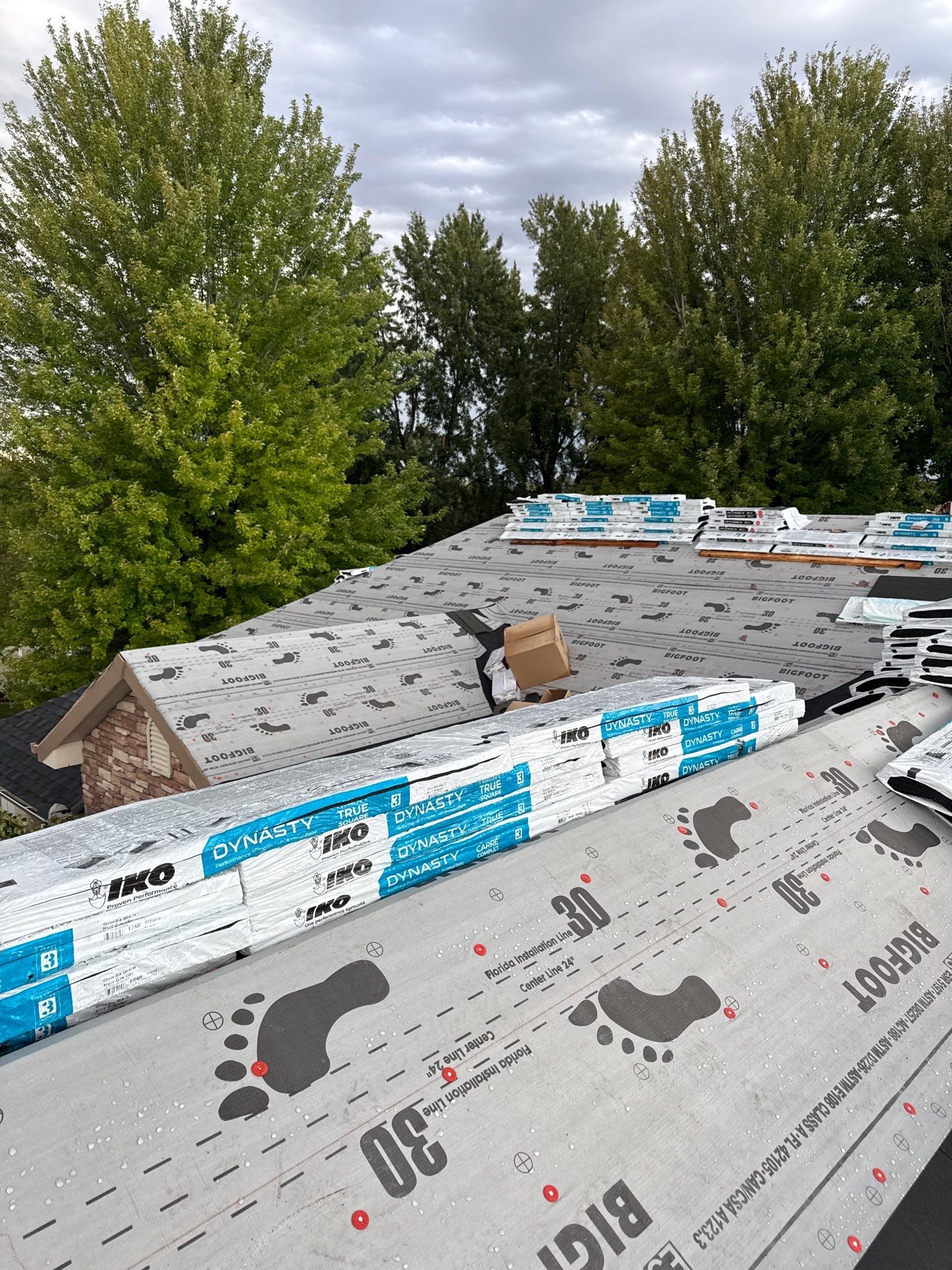 Complete Residential Roof Replacement Featuring Gray Architectural Shingles in Meridian by Olive Roofing