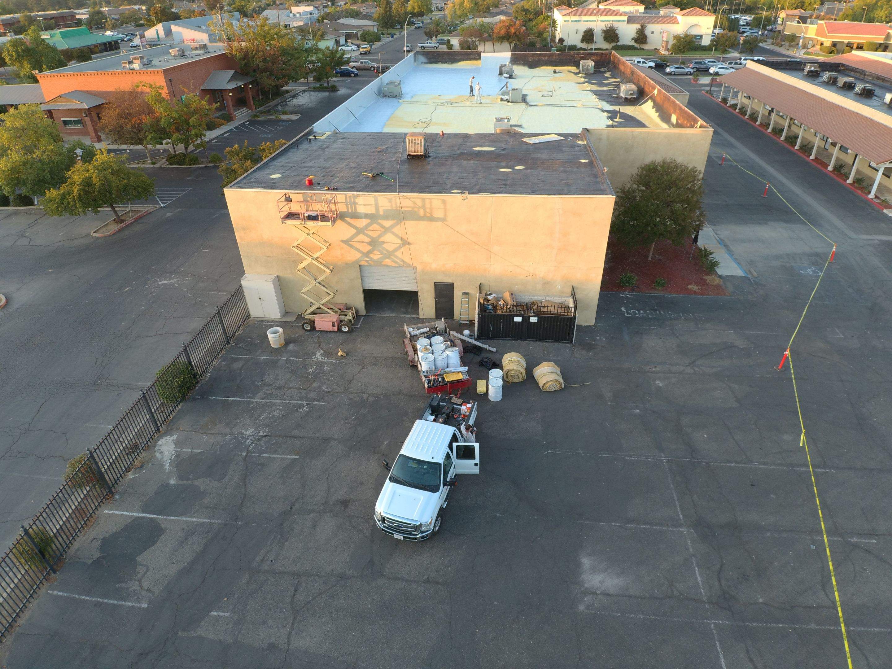 Reburbish existing spray foam job by Straight Edge Roofing Inc