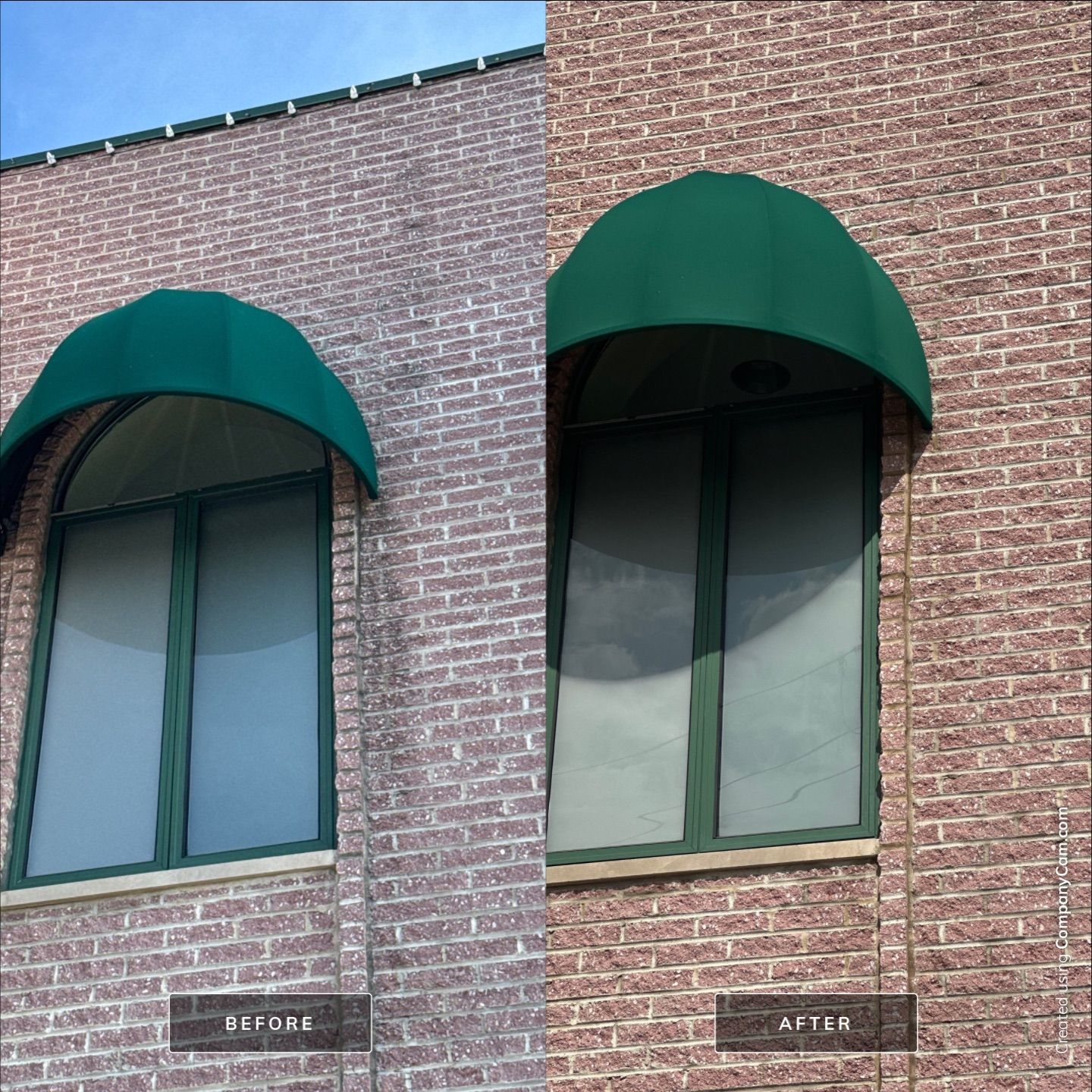 Commercial Exterior Building Wash  by Simmons Power & Soft Washing