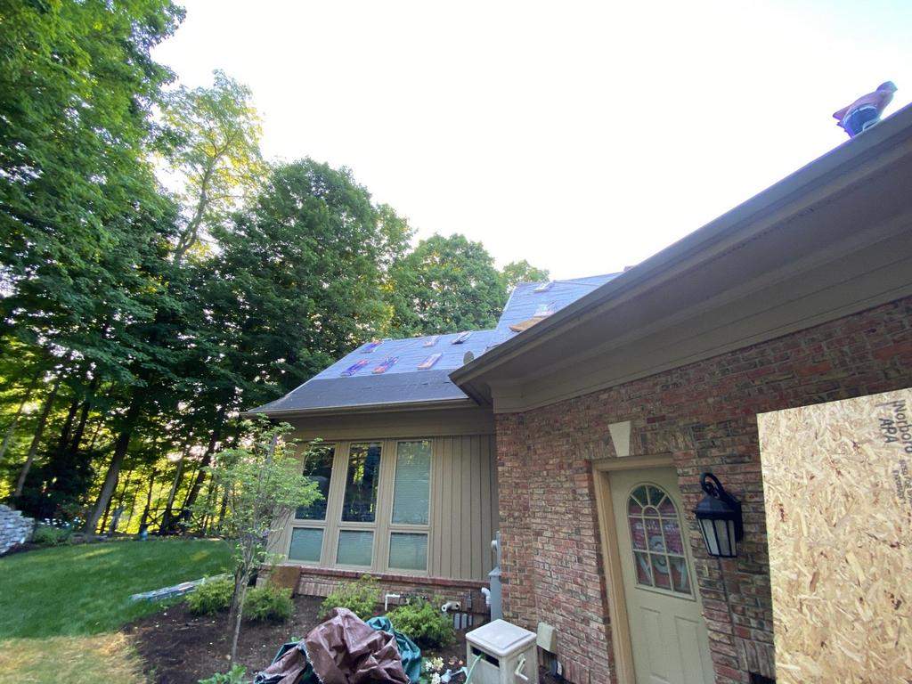 Residential Roofing Installation using GAF Timberline HDZ Barkwood by Nitro Roofing and Construction