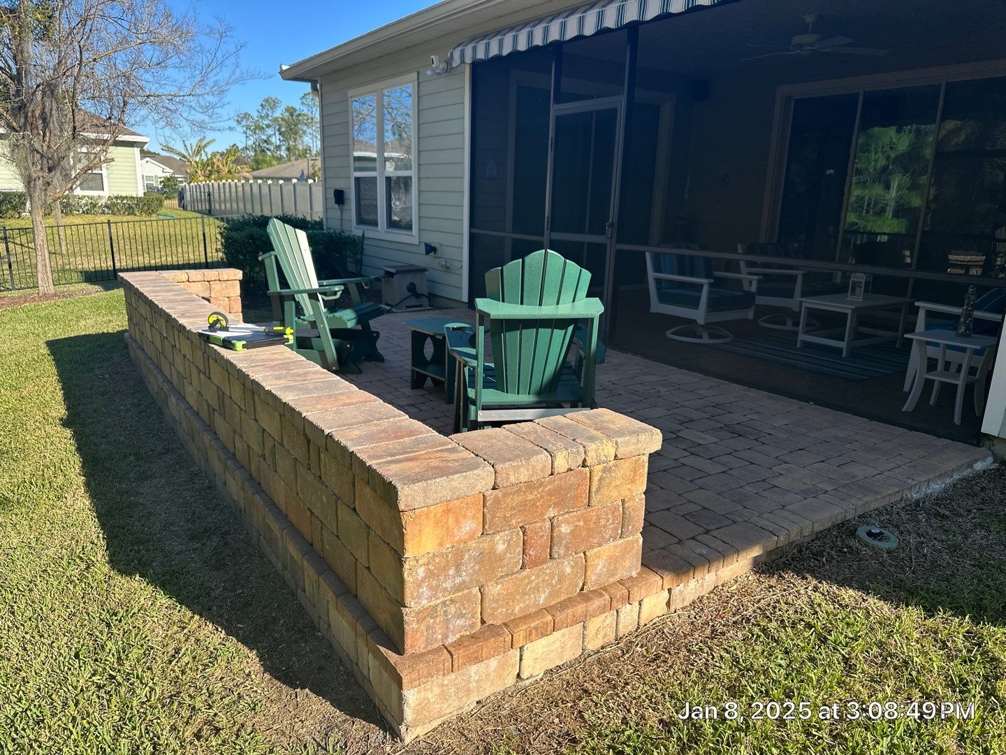 paver patio using Concrete Sealant by DuraSeal