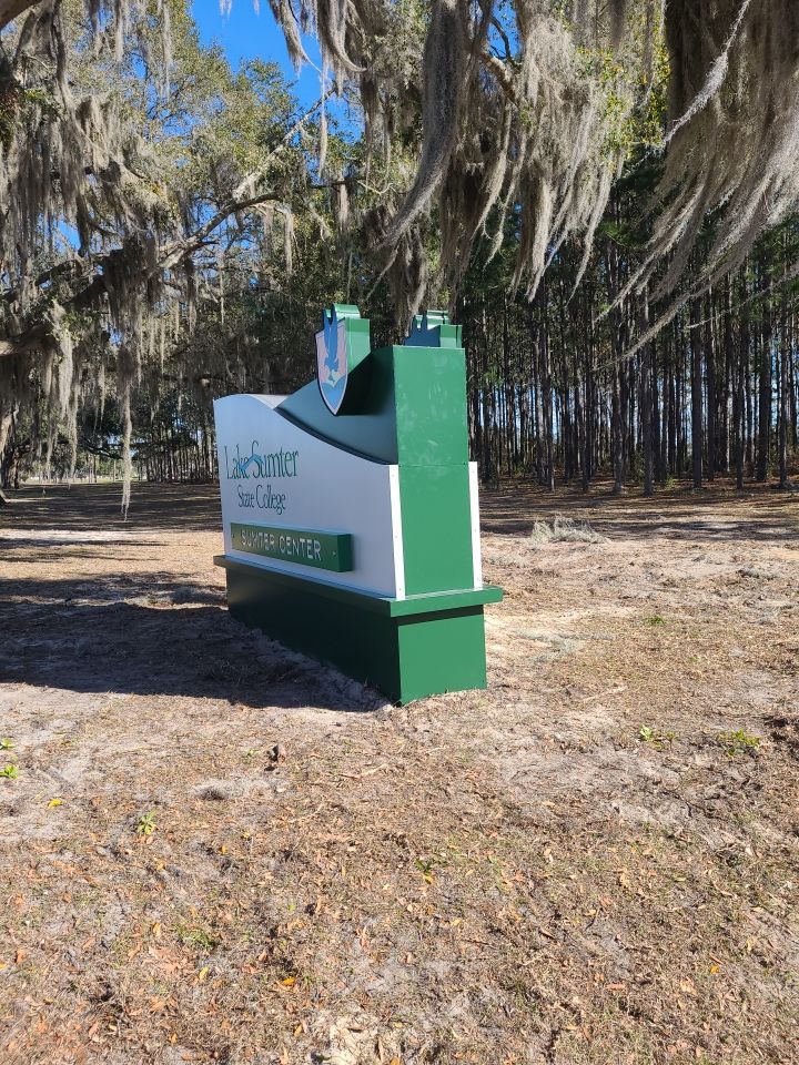 Monument Sign for Lake Sumter State College by SignCrafters