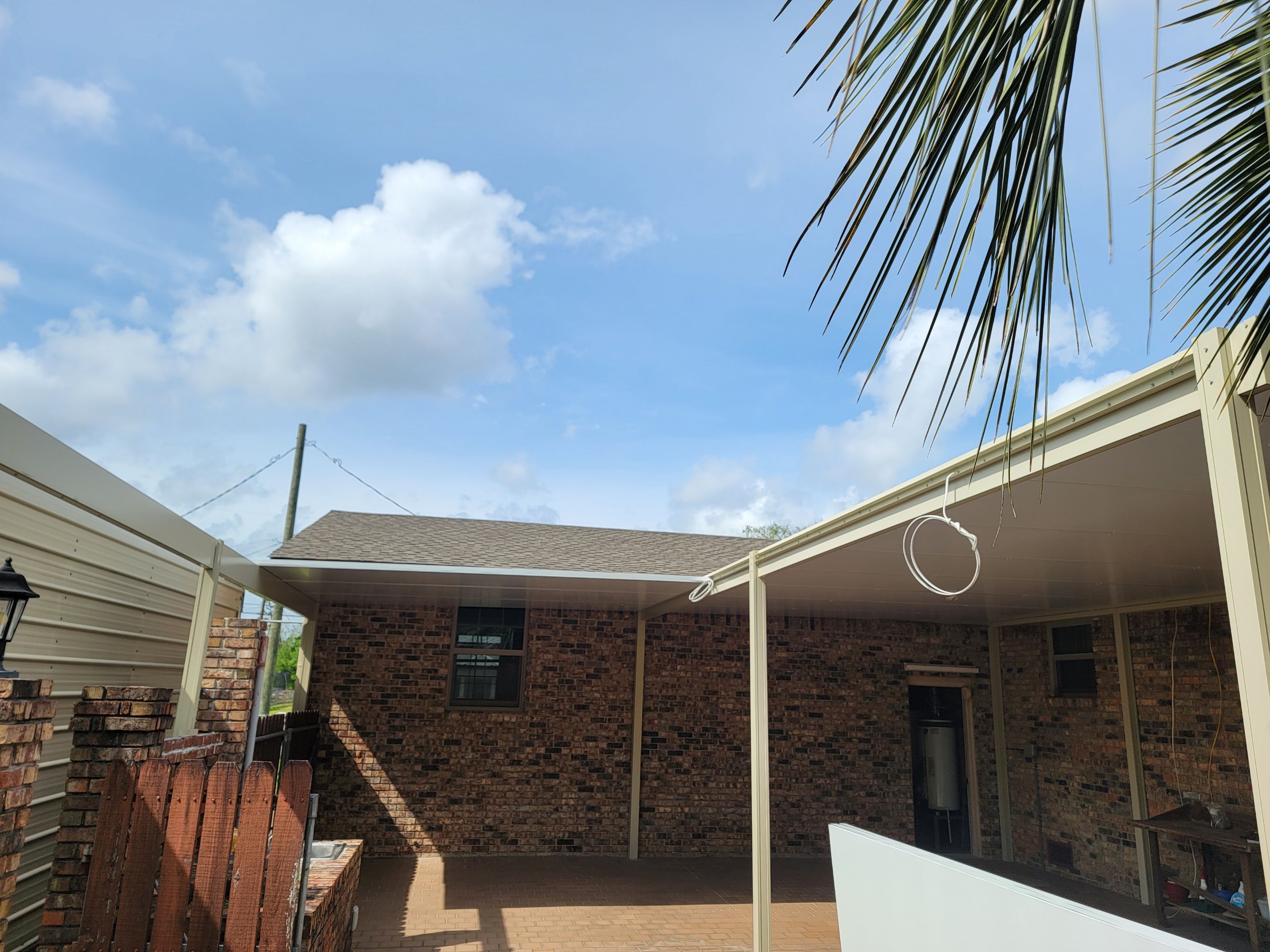 Patio Cover using Colorbeam by Titan Sunrooms