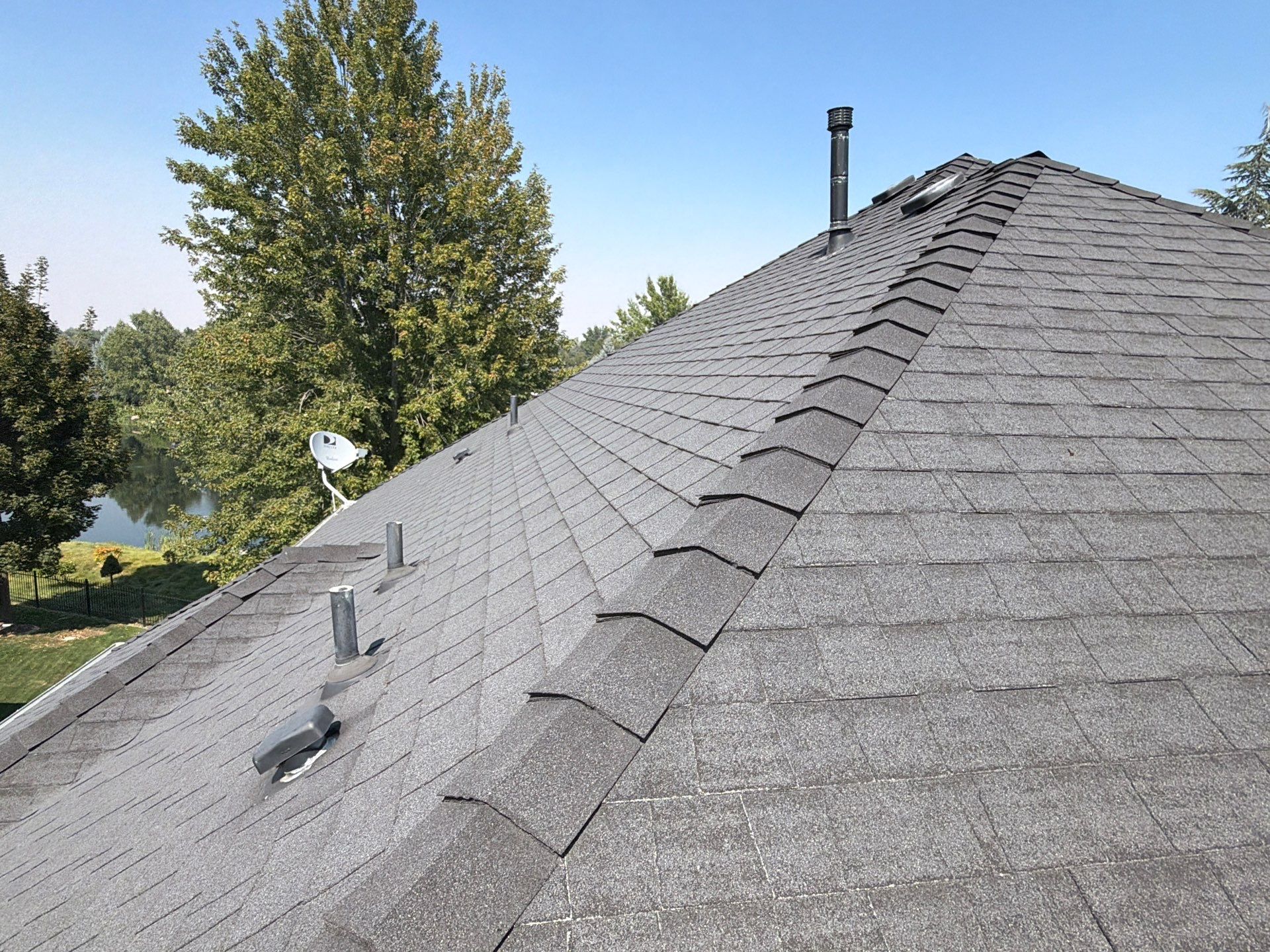 Residential Roof Replacement and Attic Structural Repair in Eagle by Olive Roofing