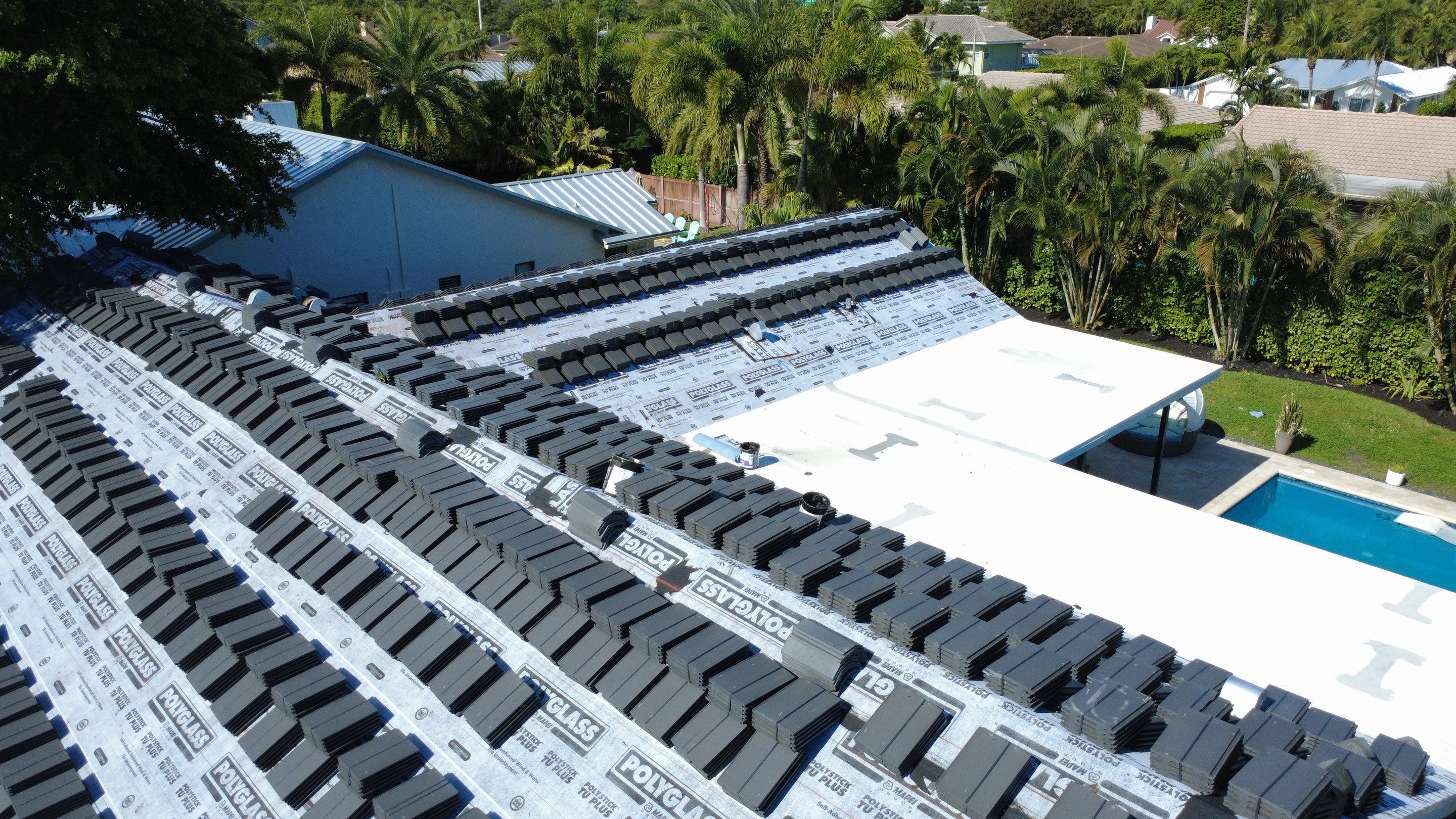 Residential Roofing Installation using WestLake Roofing Tile by BLUES BROTHERS ROOFING