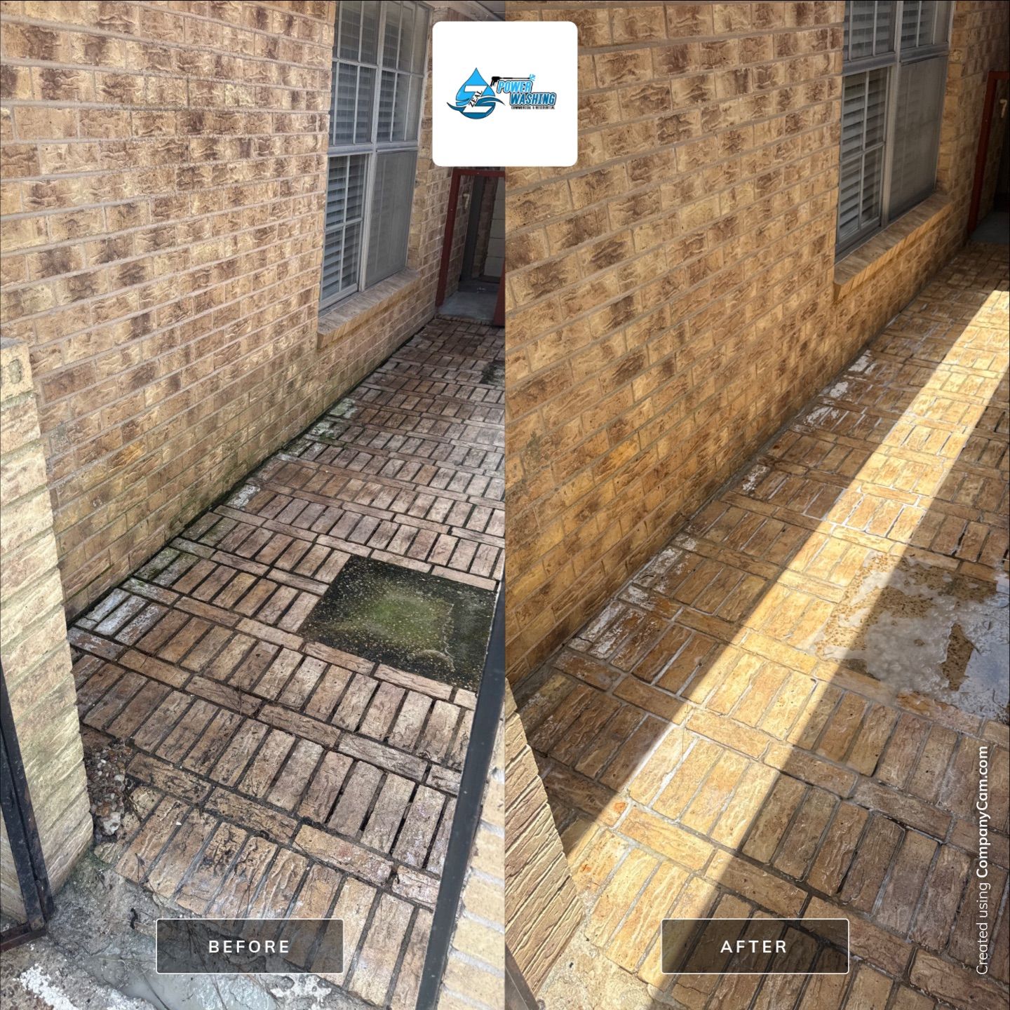Comprehensive Driveway Cleaning and Exterior House Washing in Houston by Zeal Power Washing