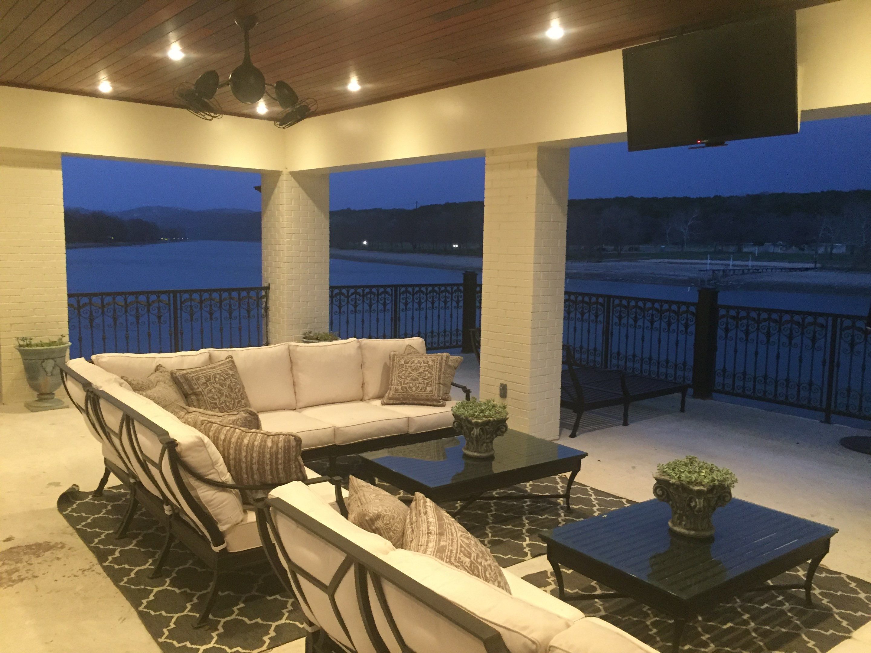 Austin Boat Dock + Outdoor Landscape Lighting by Outdoor Lights + Shades