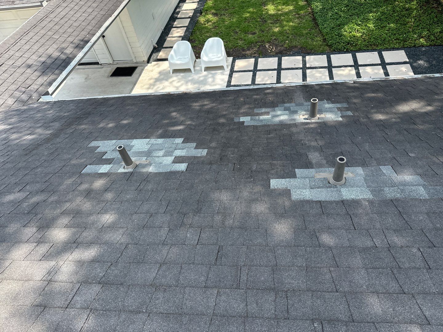 Hail Damage using Owen's Corning Duration (Lifetime) Shingles by Roof Repair Company