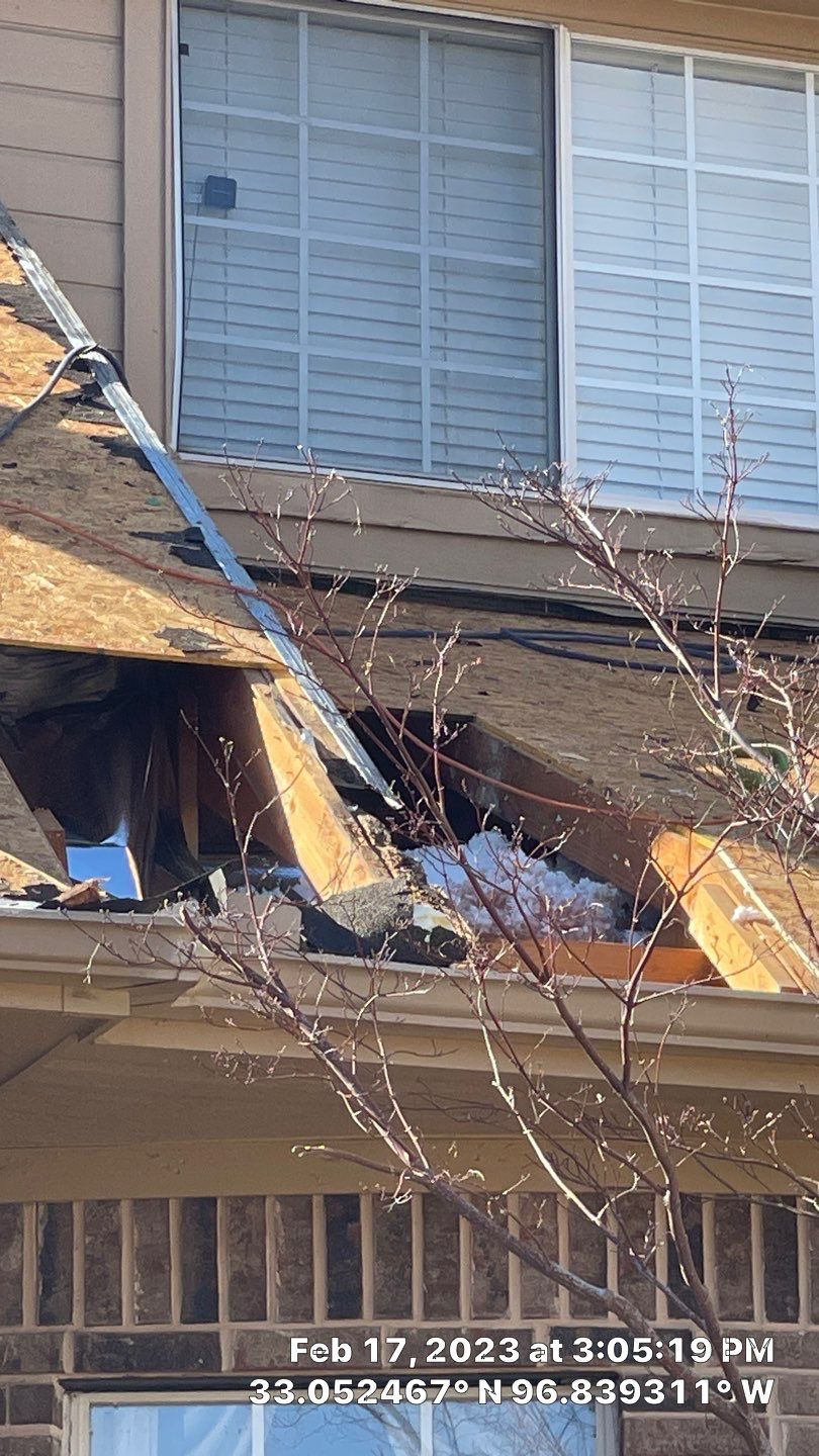 Roof Damage Repair  by SLM General Contractors & Roofing