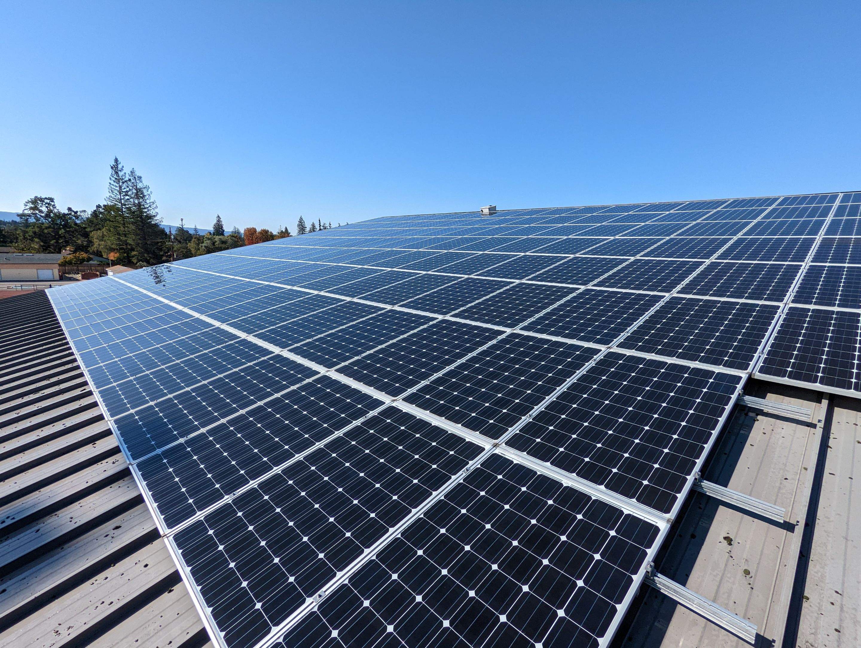 Los Alots Commercial Solar Panel Cleaning by All One Solar Shine