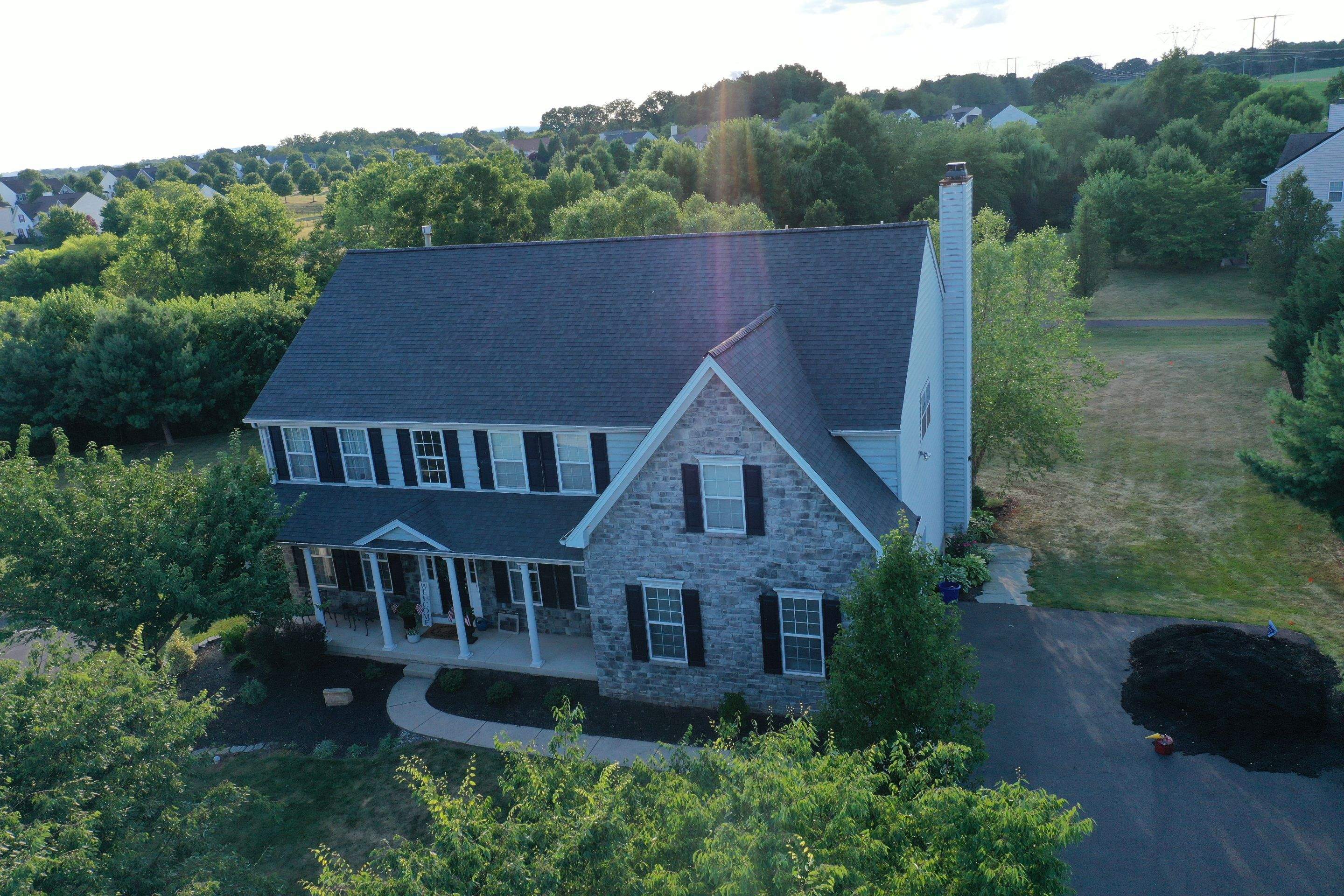 Roofing Installation using CertainTeed Landmark - Pewterwood by Storm Guard of Ches-Mont PA