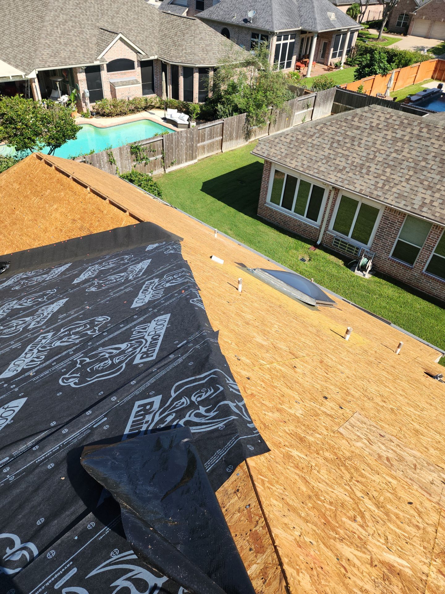 Residential Roofing Repair using Owen's Corning Duration (Lifetime) Shingles by Roof Repair Company
