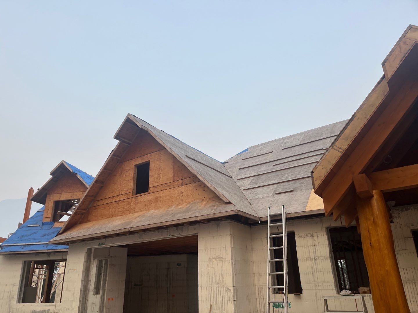 Residential Roofing Installation using 12" Prolok metal by Top Notch Roofing Inc