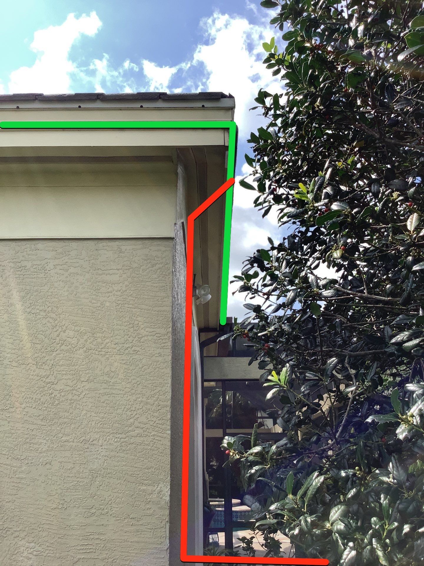 Gutter Project 7 inch seamless gutters using Cameo Gutters in Sarasota FL by Gutter Professors