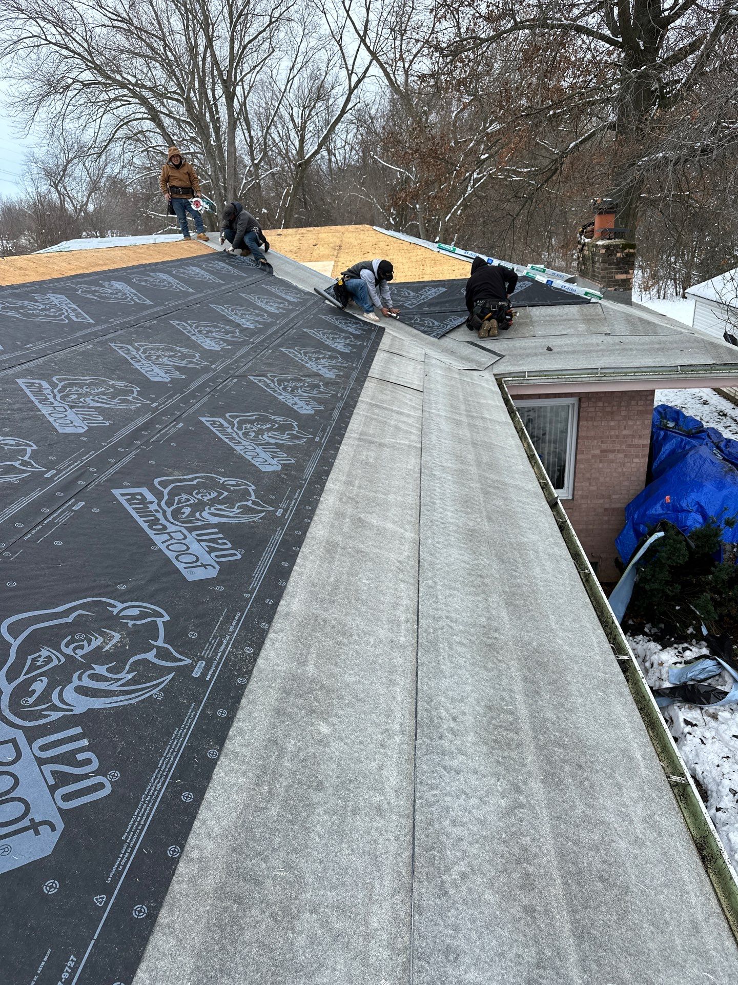 Residential Roofing Installation using Malarkey Roofing by Perfect Exteriors Inc. 