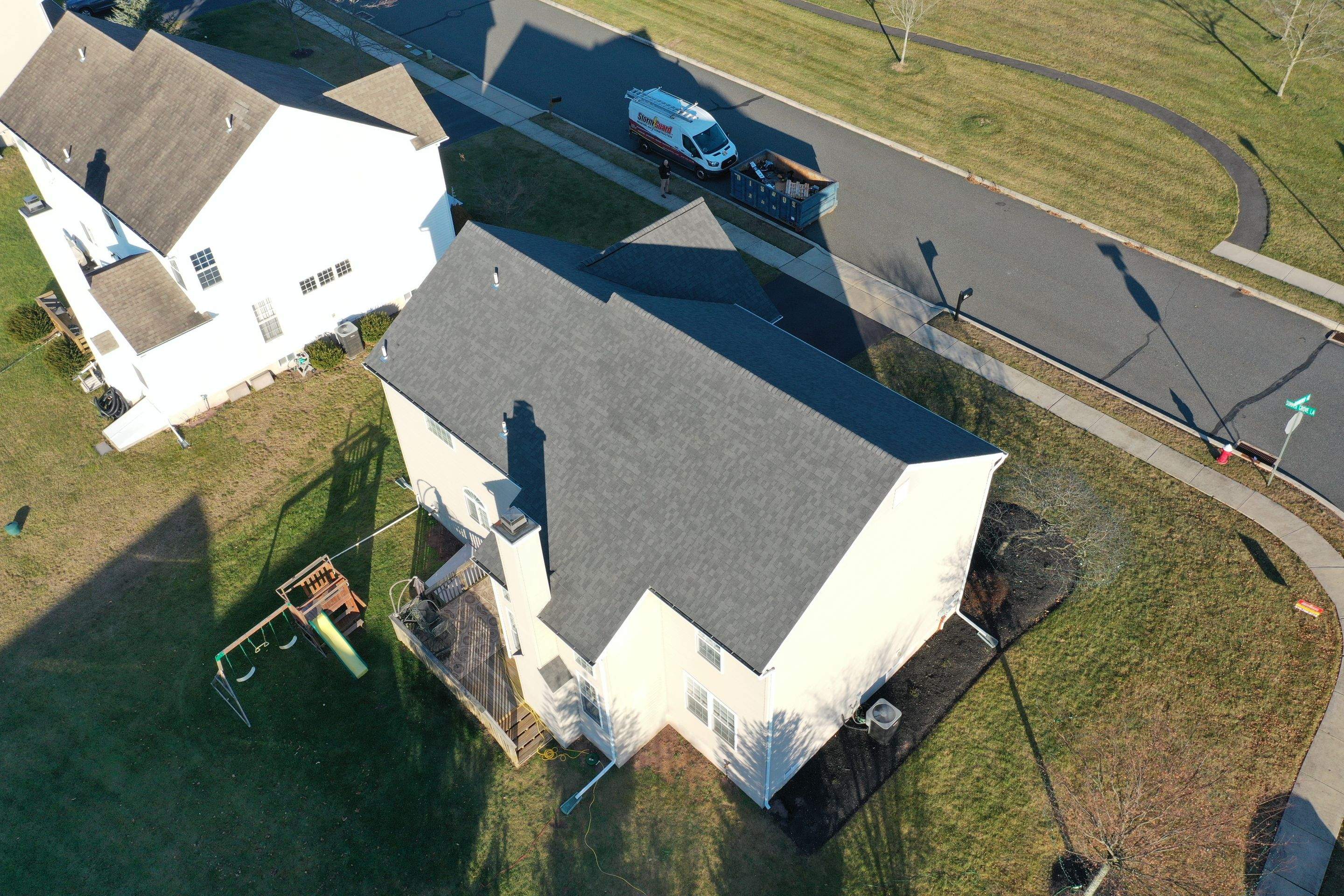 Roofing Installation using CertainTeed Landmark - Pewterwood by Storm Guard of Ches-Mont PA