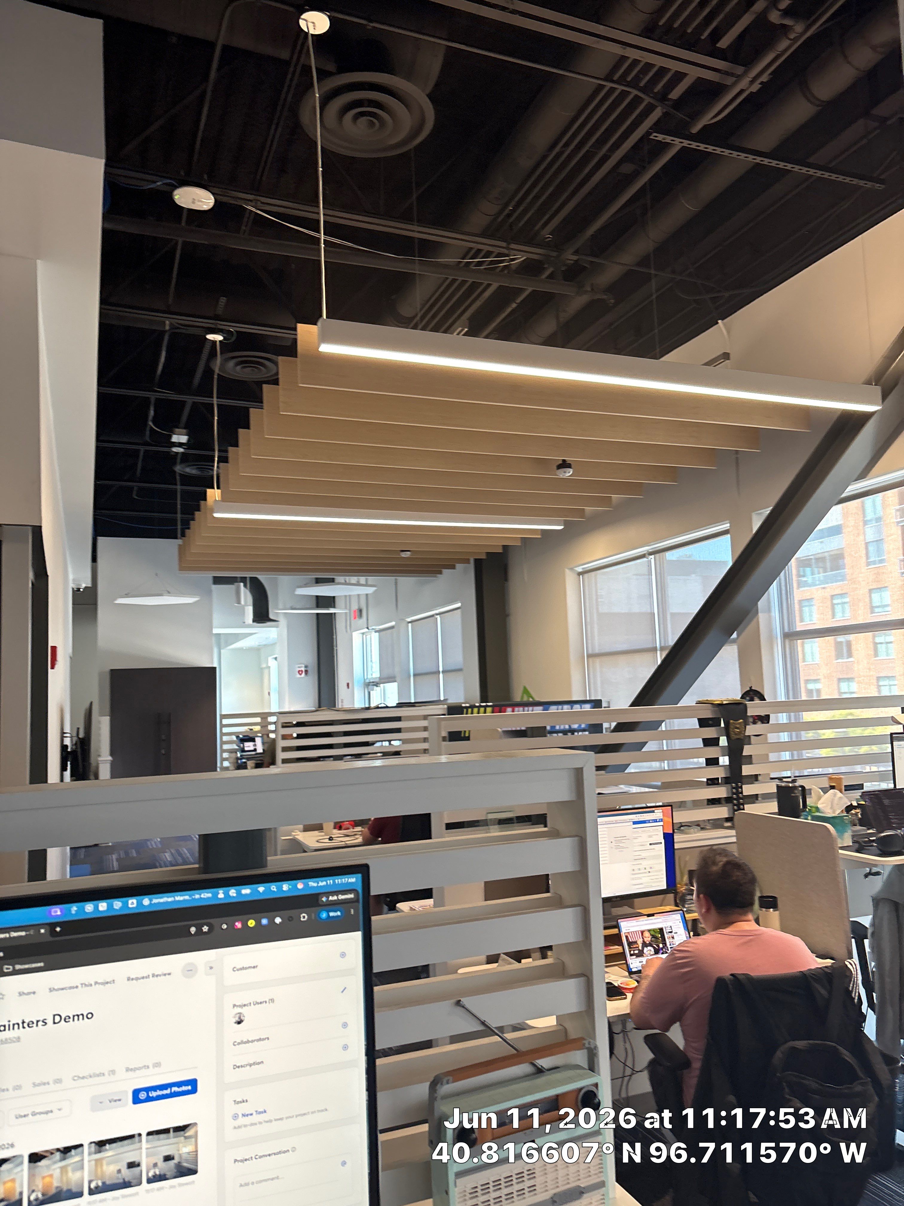 Modern Office Remodel Featuring Industrial Ceilings and Glass Partitions in Lincoln by CompanyCam Sales Demo