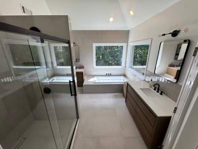 Master bathroom renovation