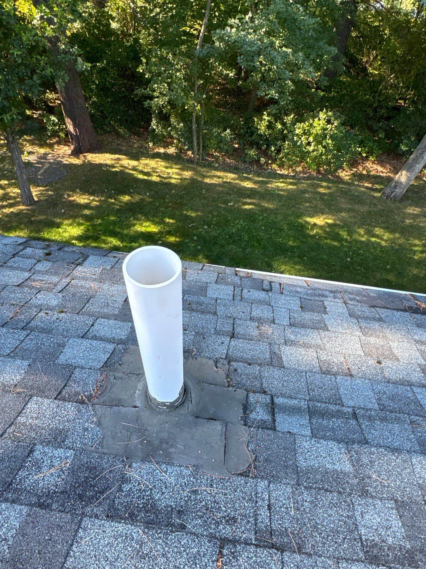 Tewksbury Attic Ventilation Upgrade with Chimney & Pipe Boot Reflashing by Mighty Dog Roofing of Greater Middlesex County