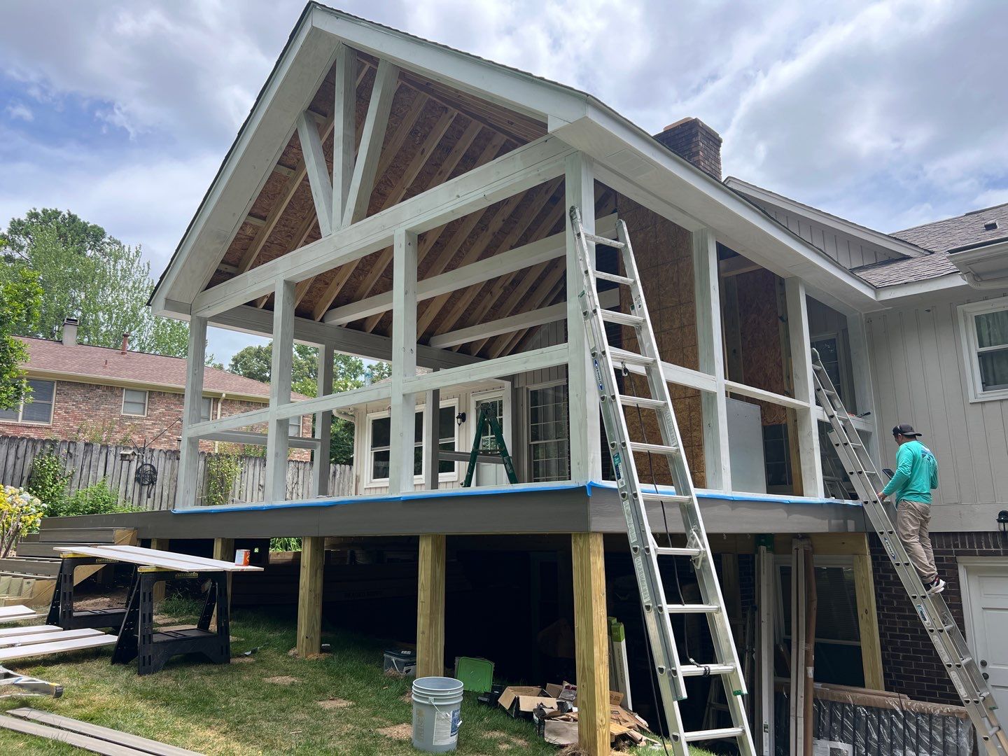Burntleaf - Screen Porch by Pillar and Pine