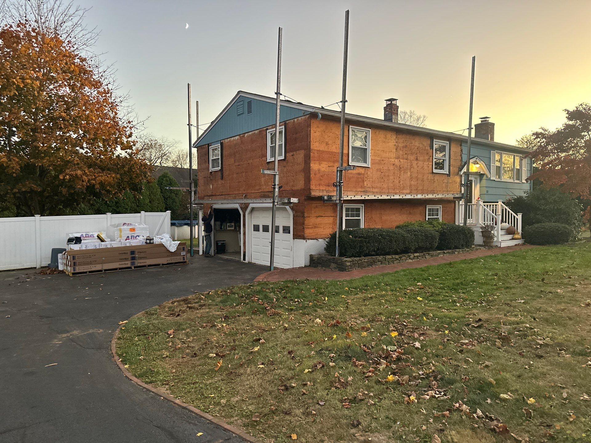 Siding Installation using CertainTeed Mainstreet Vinyl Siding - Granite Gray by A Plus Exterior