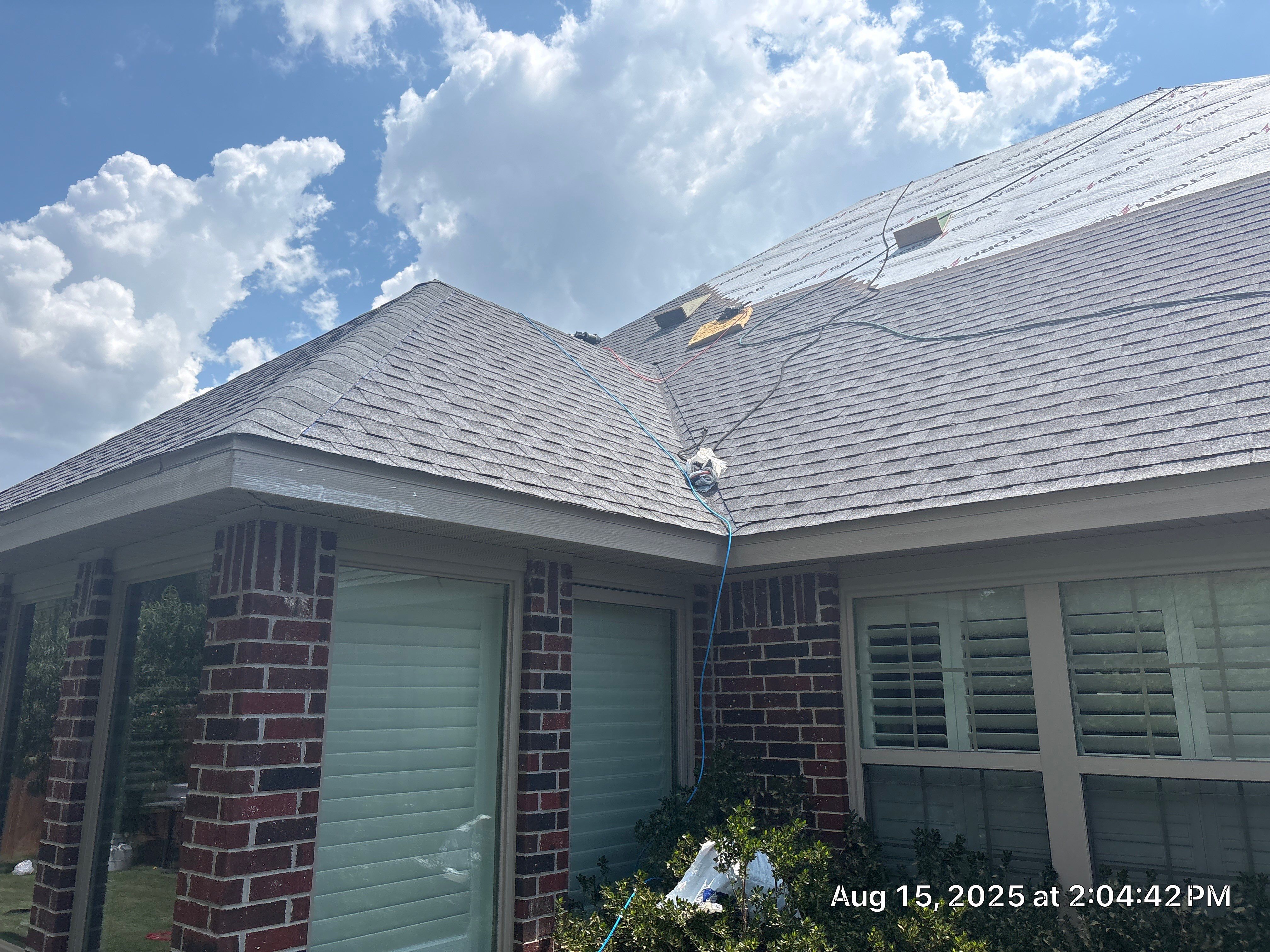Residential Re-roofing Project in Springdale, AR by Ozark Mountain Roofing