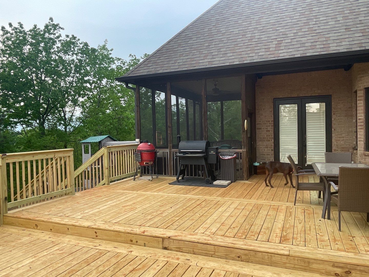 Scout Ridge - Deck Installation  by Pillar and Pine