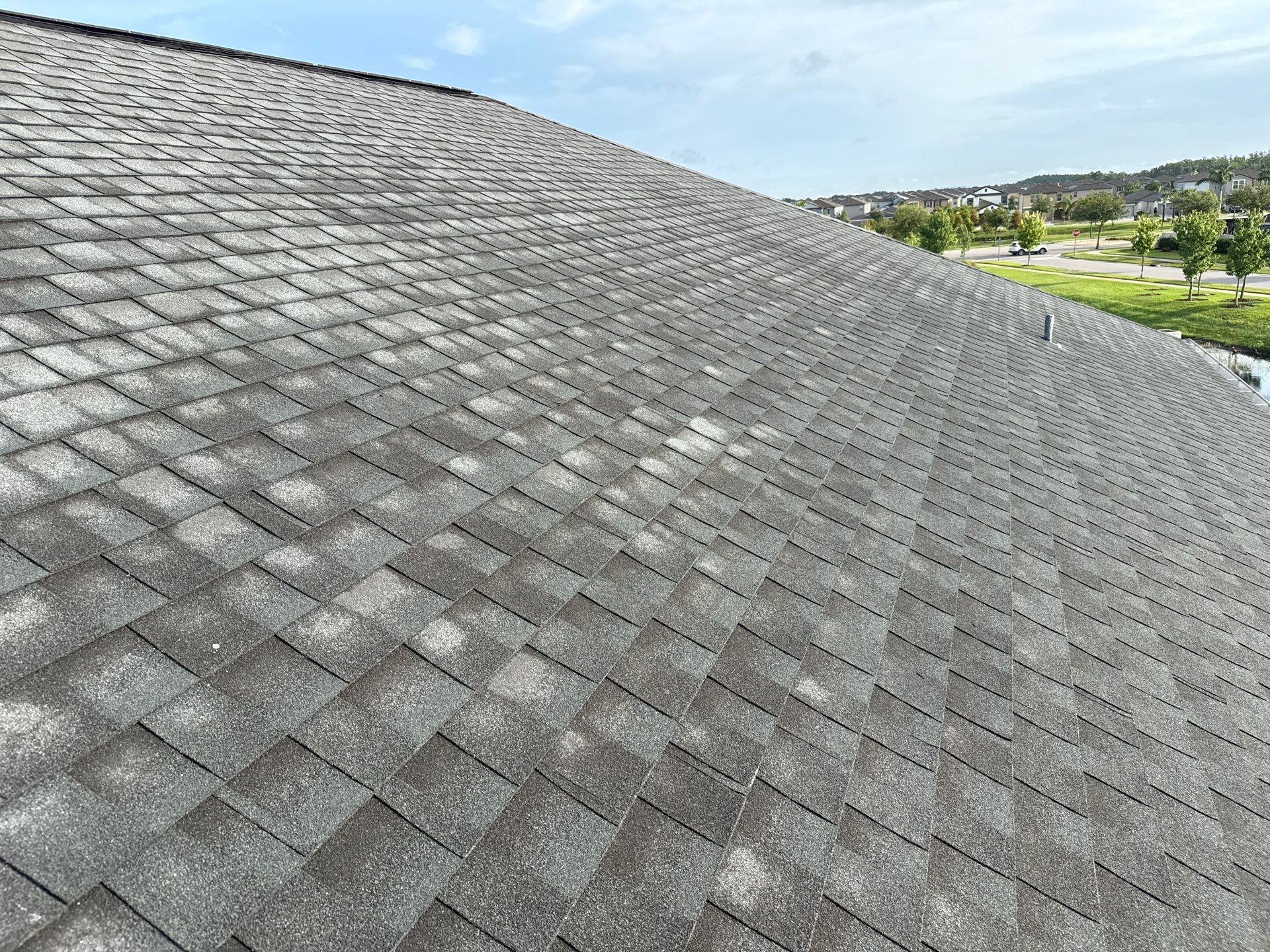 2-Story Asphalt Shingle Roof Cleaning & House Wash – Cypress Mill, Sun City Center, FL by Sunshine AquaWash
